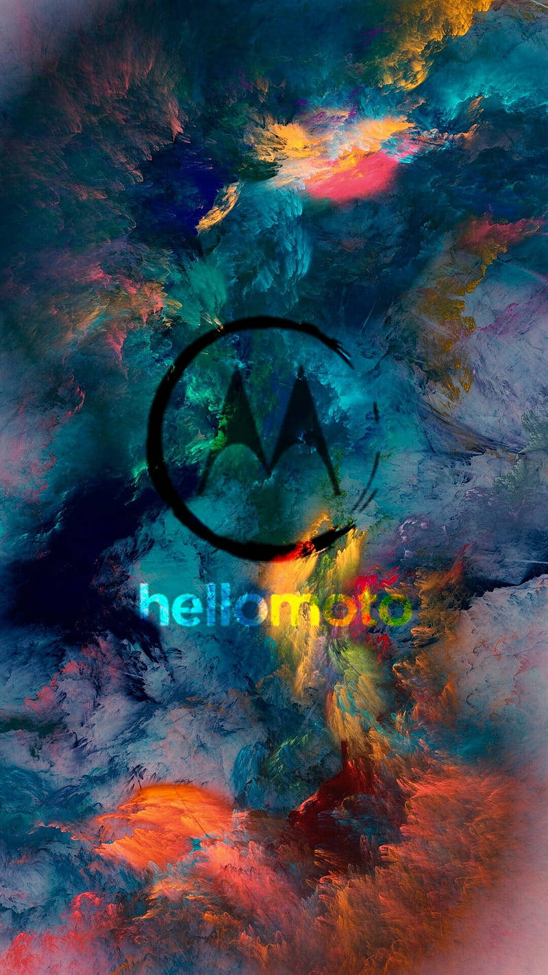 Motorola Colorful Cloud Art Bakgrunner