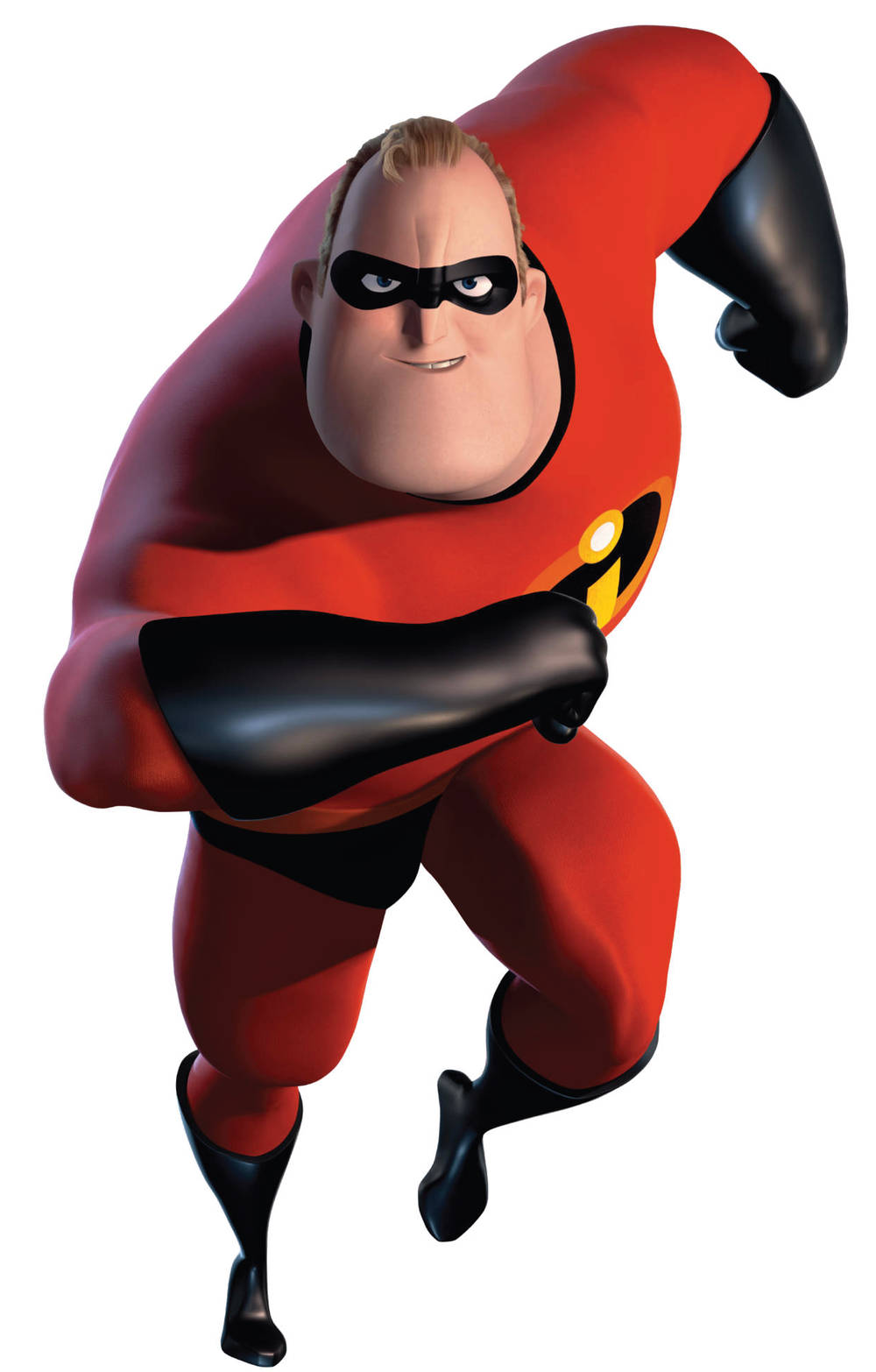 Mr. Incredible i løpepositur Bakgrunner