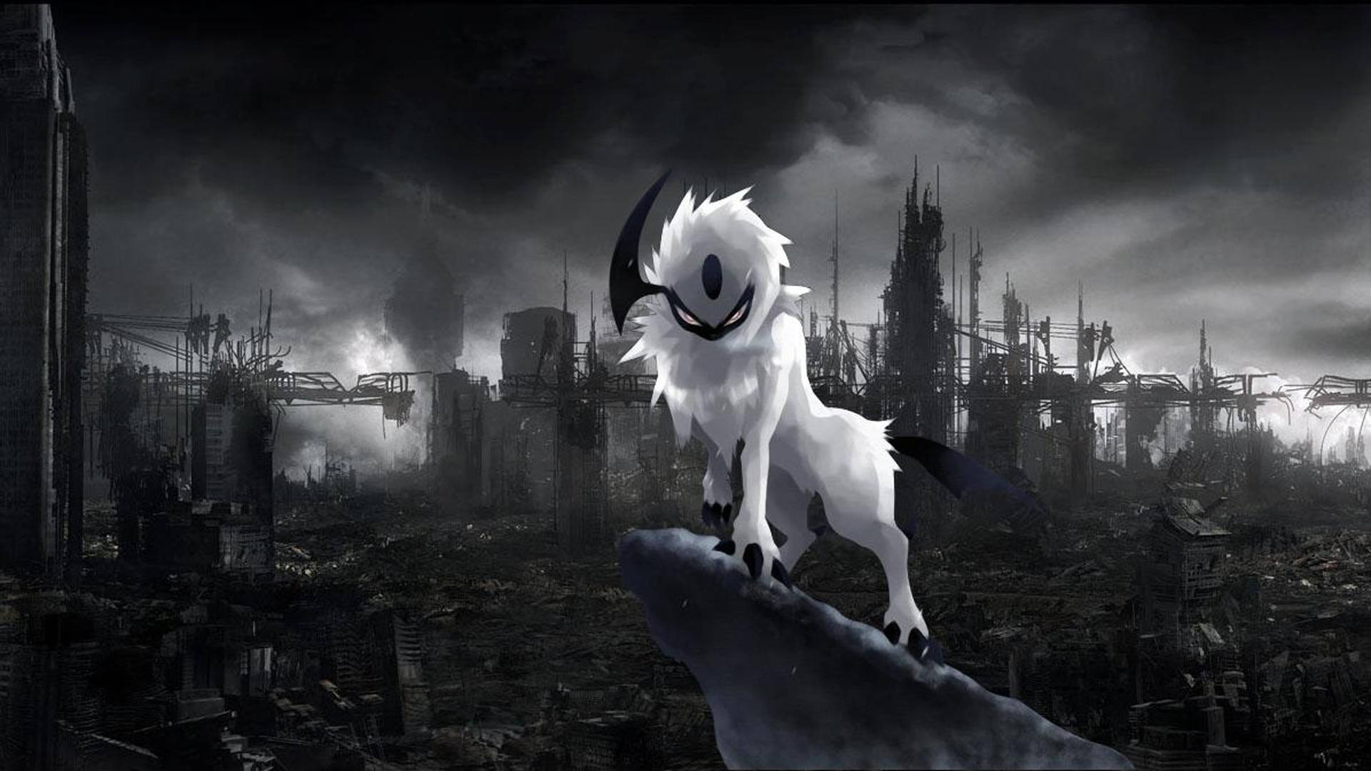 Mørk anime Pokémon Absol Bakgrunner