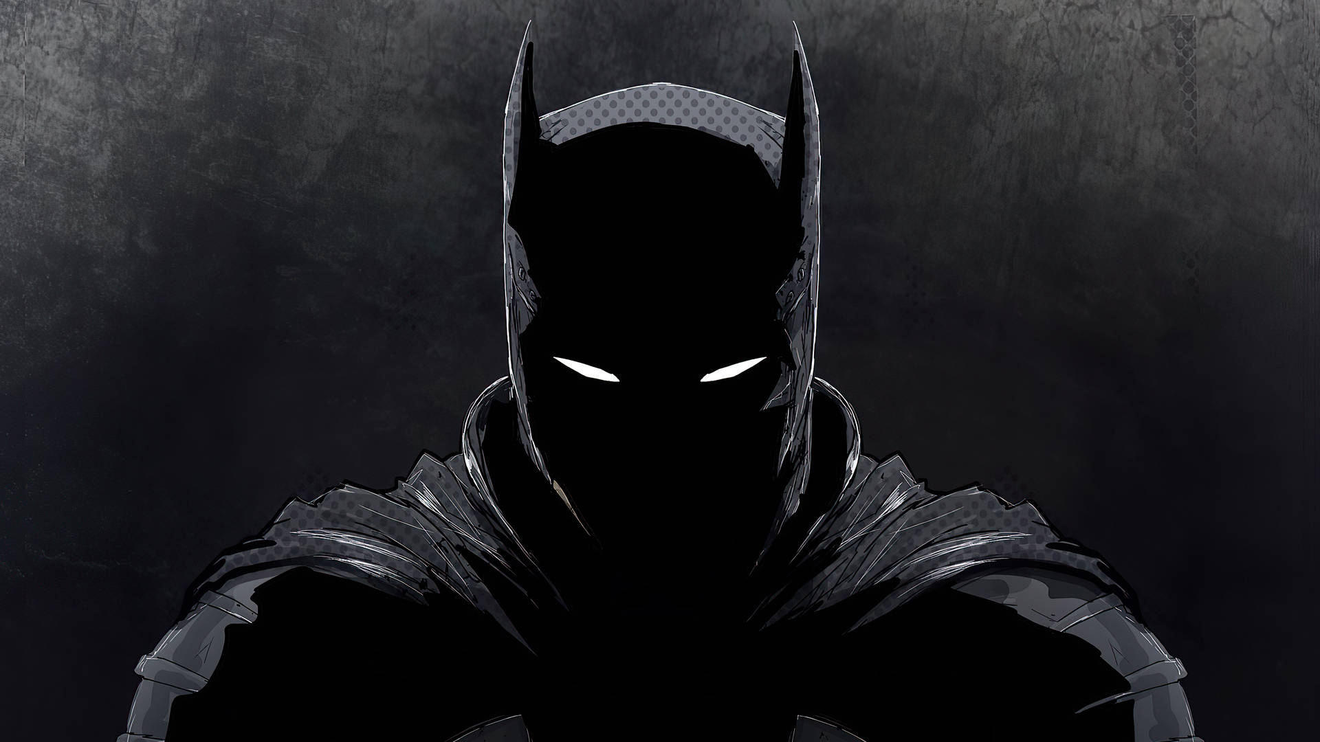 Mørk bærbar med svart Batman-tegning Bakgrunner