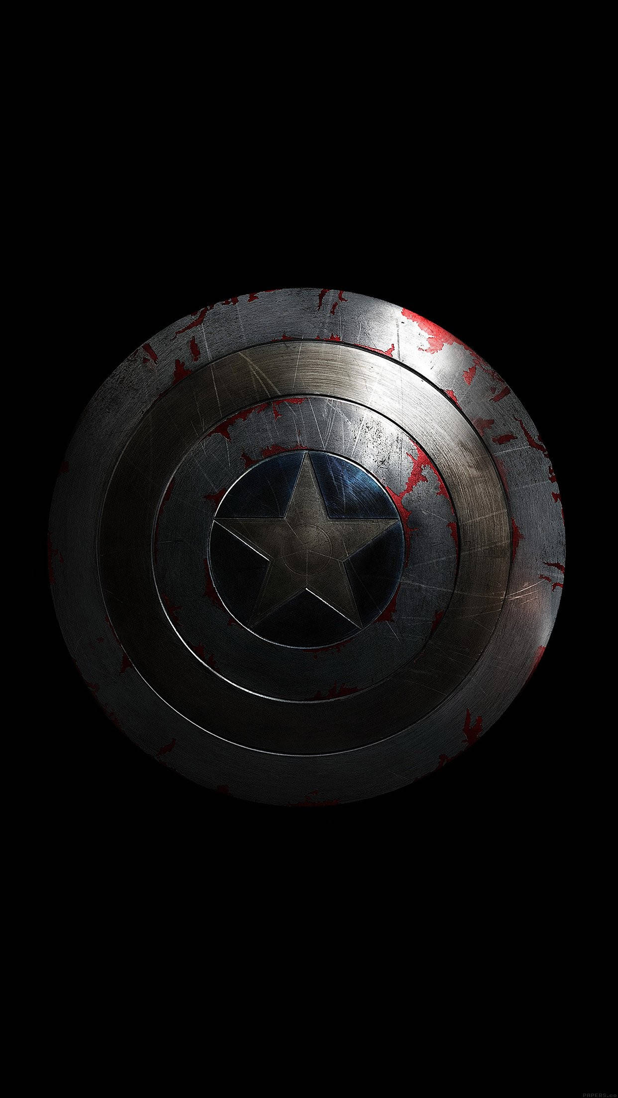 Mørk iPhone Captain America Bakgrunner