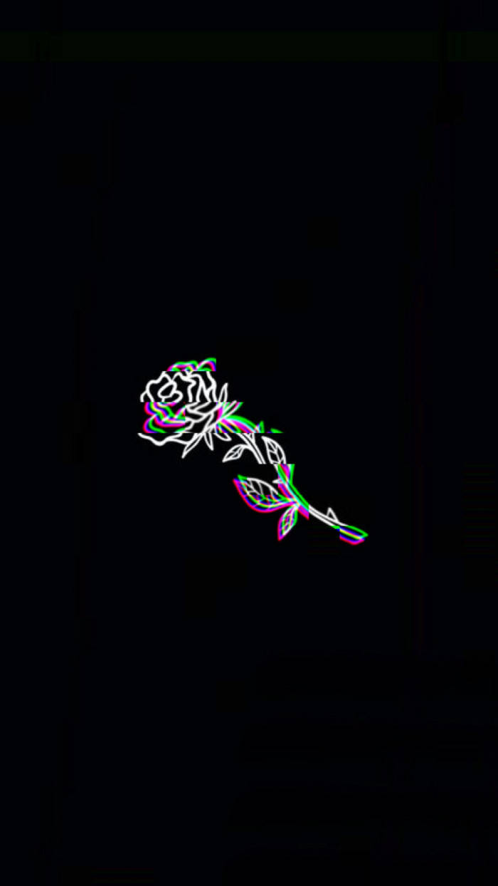 Mørk trippy rose Bakgrunner