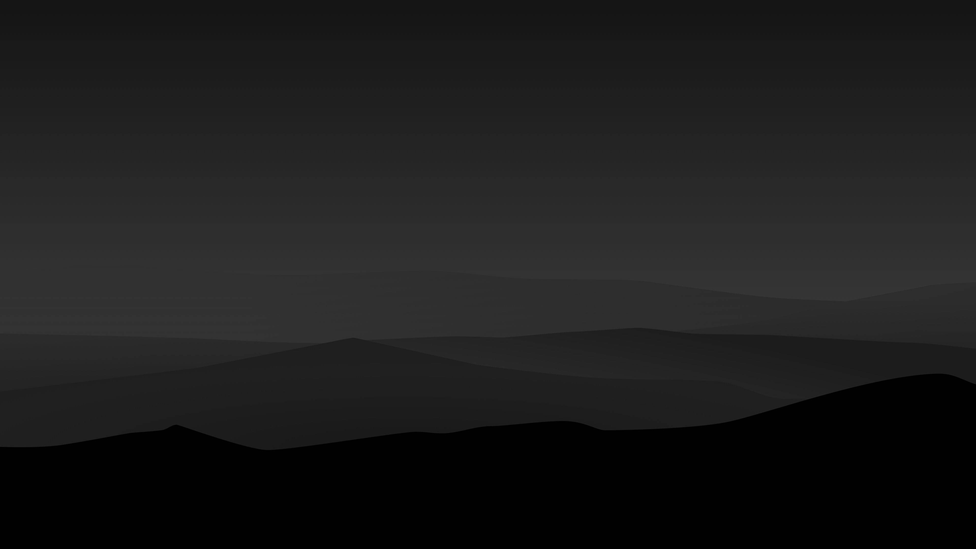 Mørke minimalistiske fjell Bakgrunner