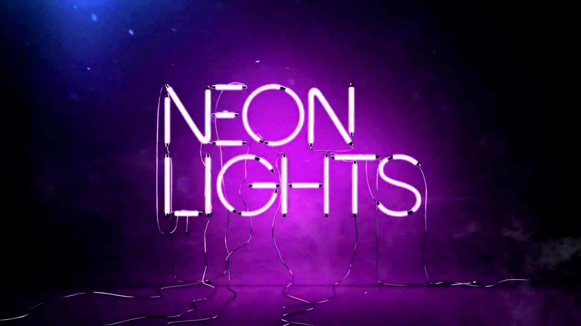 Mørkt lilla neonlys nattbilde Bakgrunner