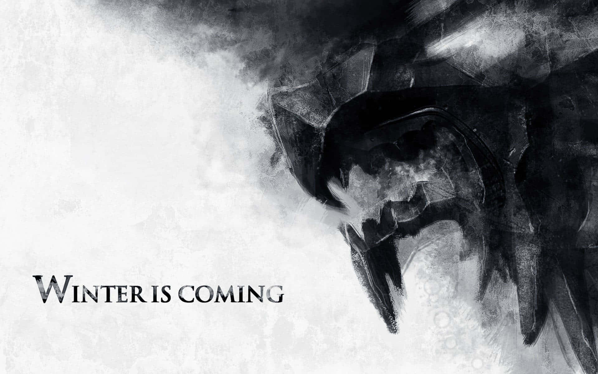 Mørkt røykfylt House Stark-logo Bakgrunner