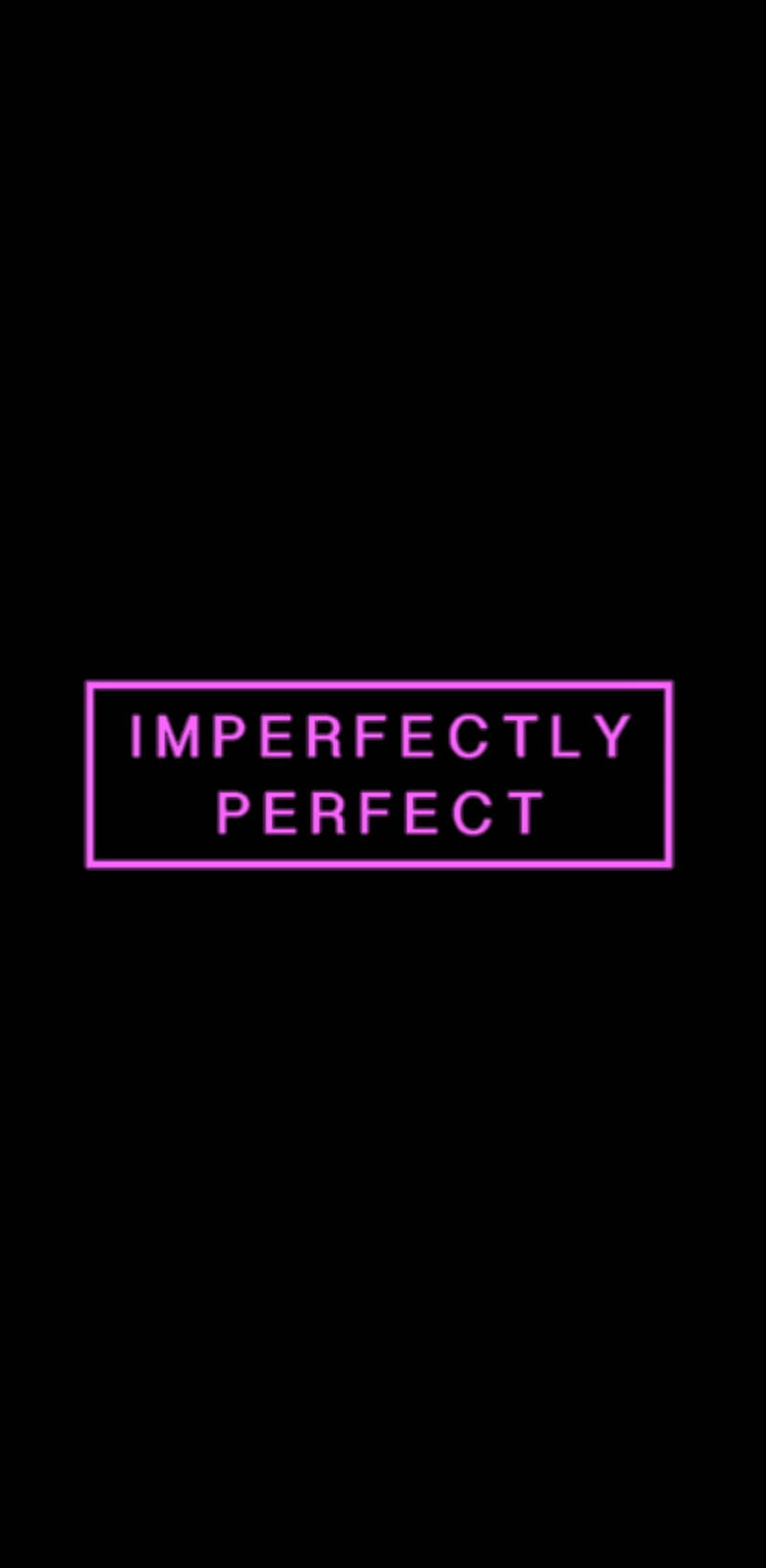 Mørkt tema rosa neon imperfectly perfect Bakgrunner