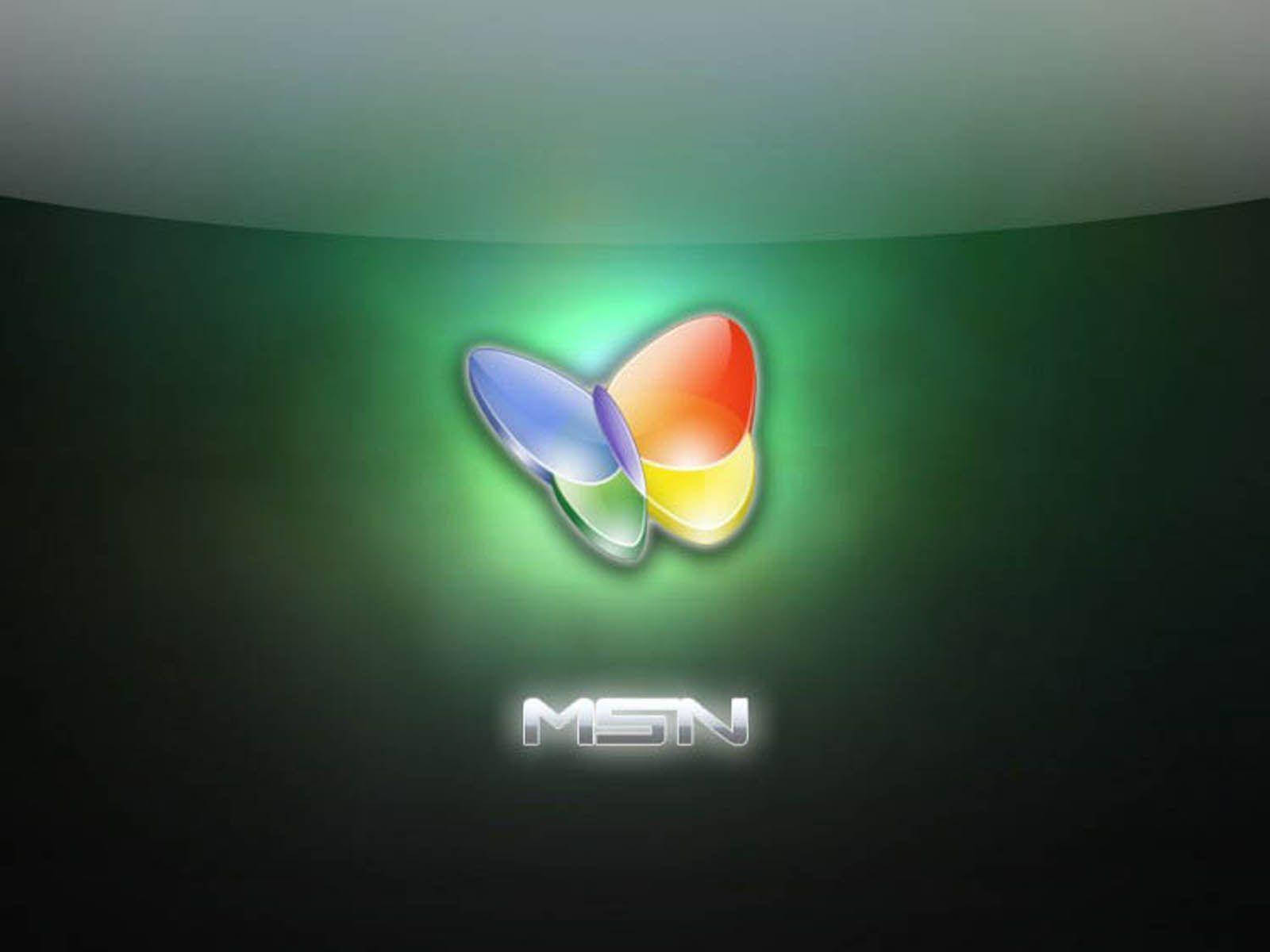 MSN grønne neonlys Bakgrunner