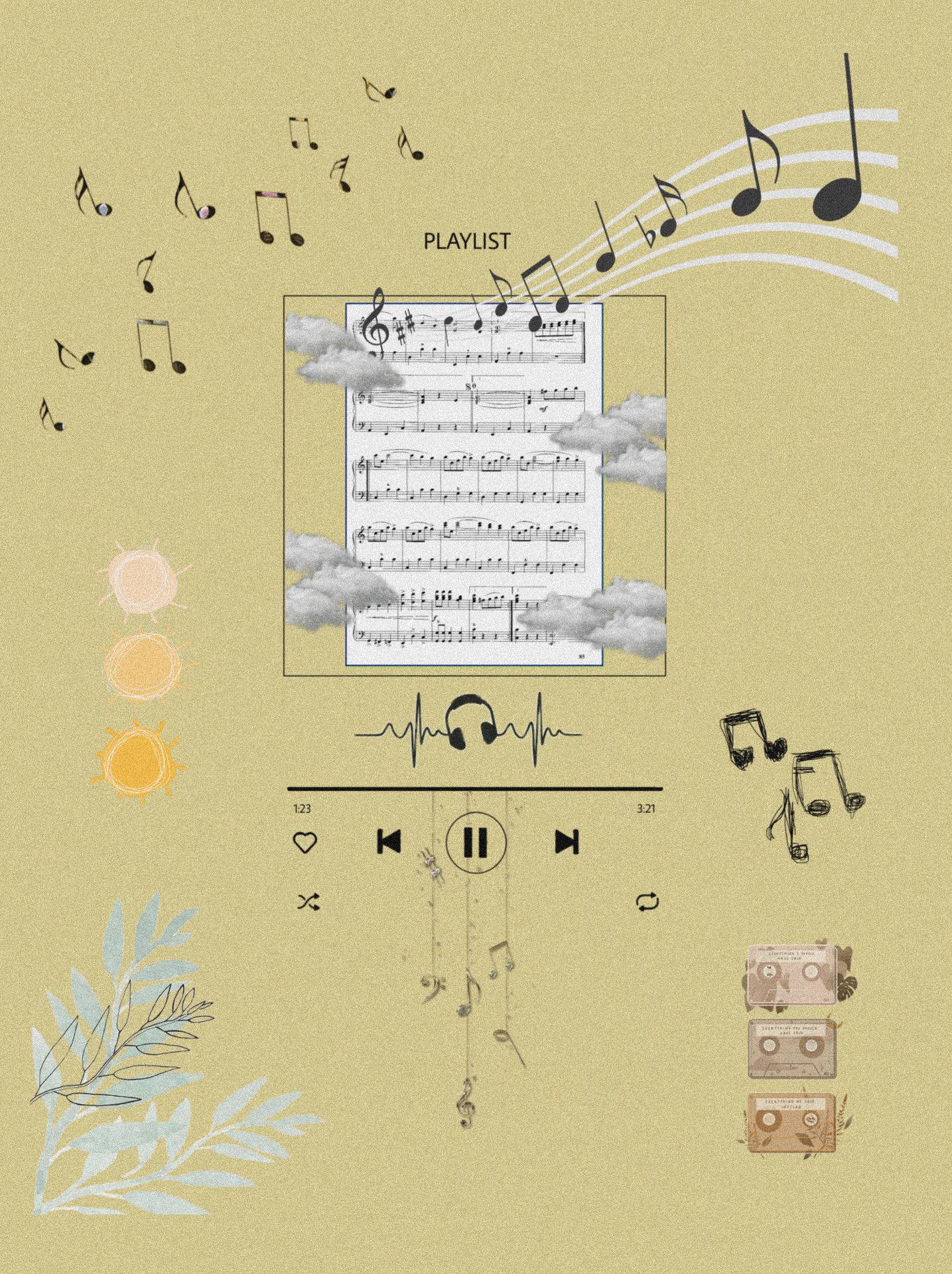Musikkestetisk digital kunst Bakgrunner
