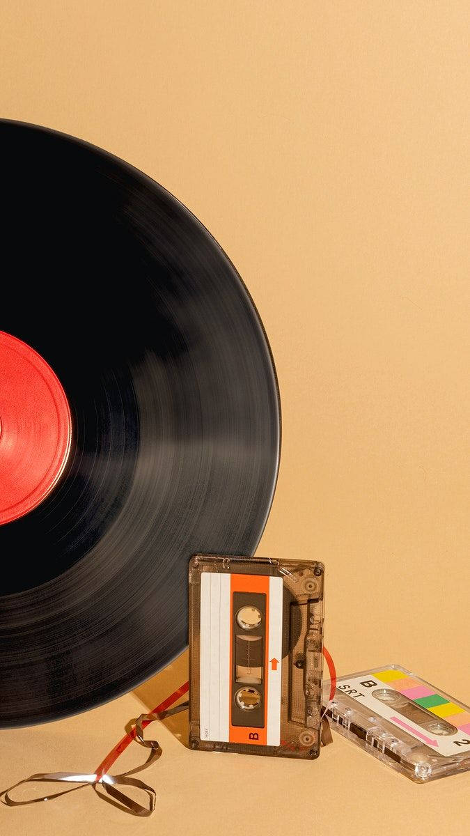Musikkestetisk vinylplate Bakgrunner