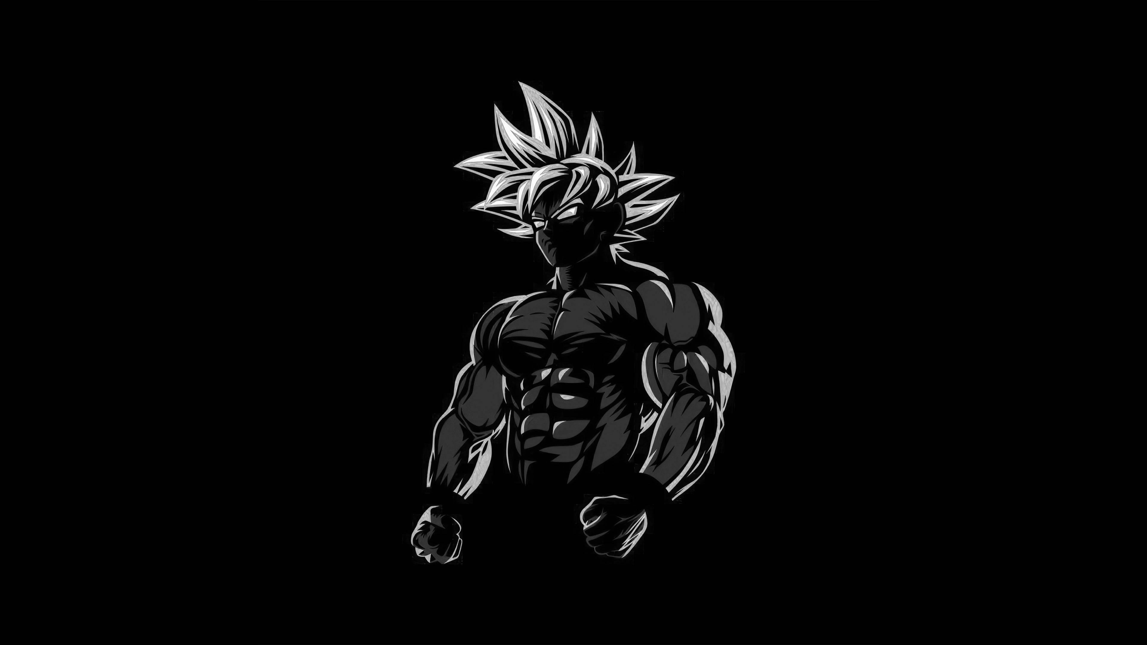 Muskuløs Goku Black PFP Bakgrunner