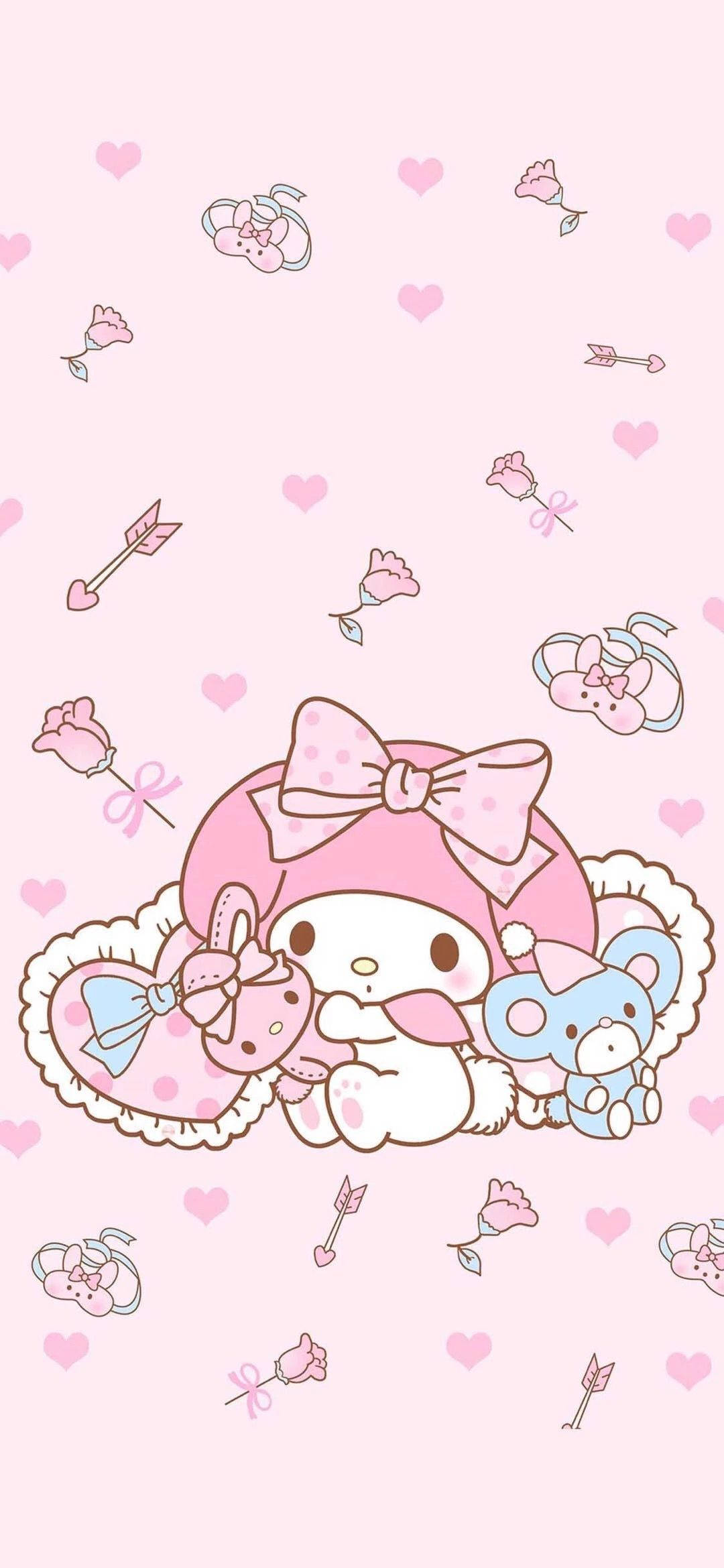 My Melody Hvit Kanin Bakgrunner