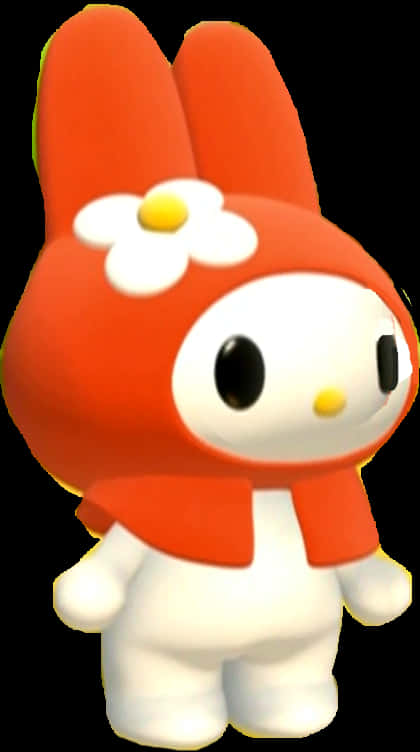 My Melody kostymekarakter Bakgrunner