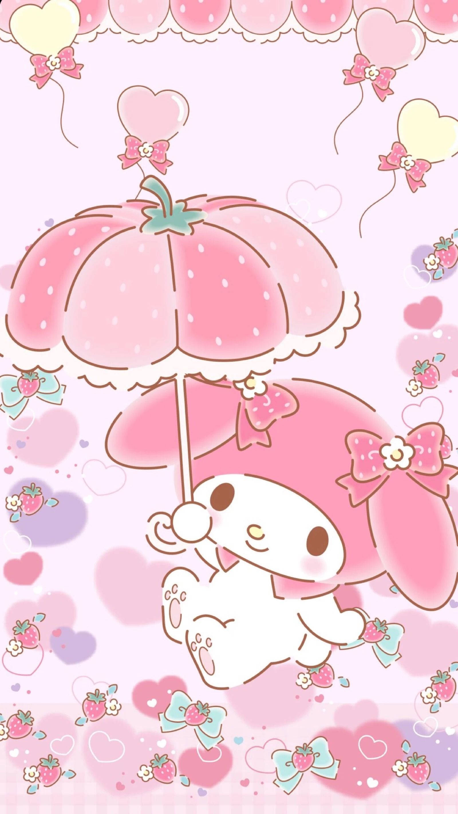 My Melody Søt iPhone Bakgrunner