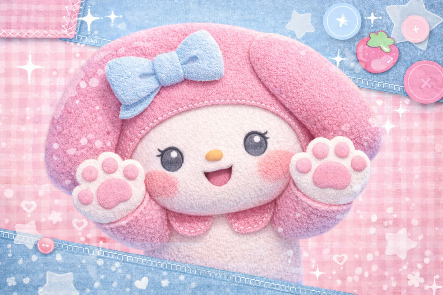 My Melody søt bakgrunn Bakgrunner