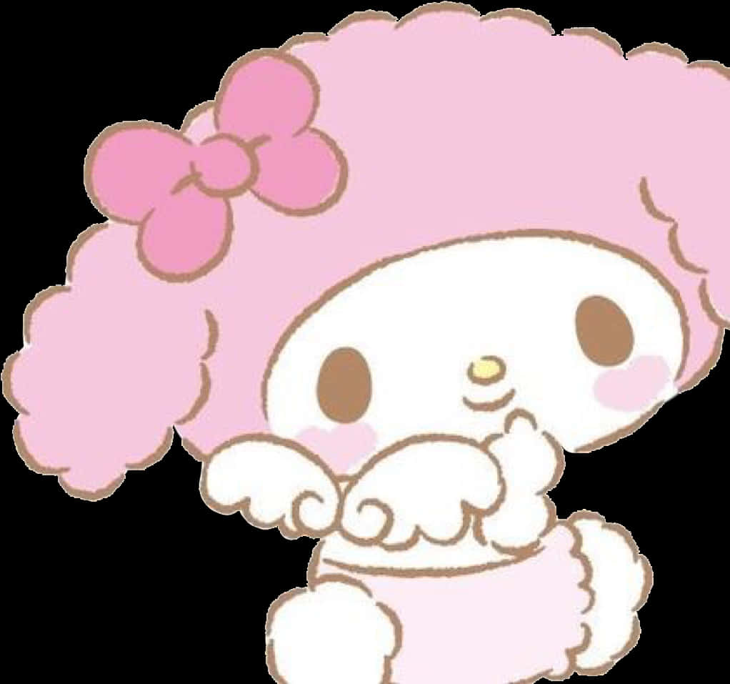 My Melody Søt Posisjon Bakgrunner