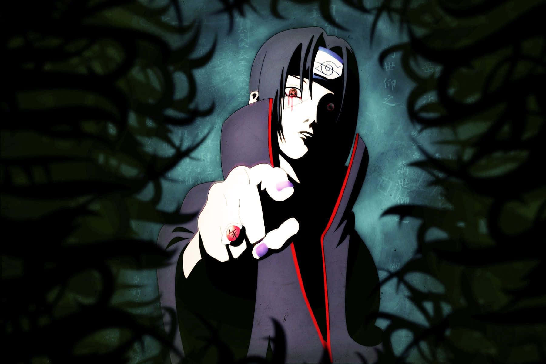 Mystisk Intensitet - Itachi Uchiha fra Naruto-serien Bakgrunner