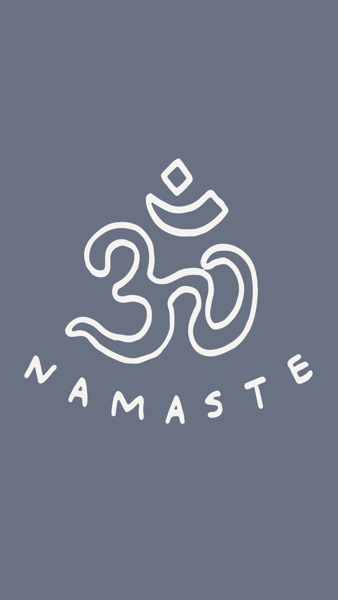 Namaste åndelig estetikk Bakgrunner