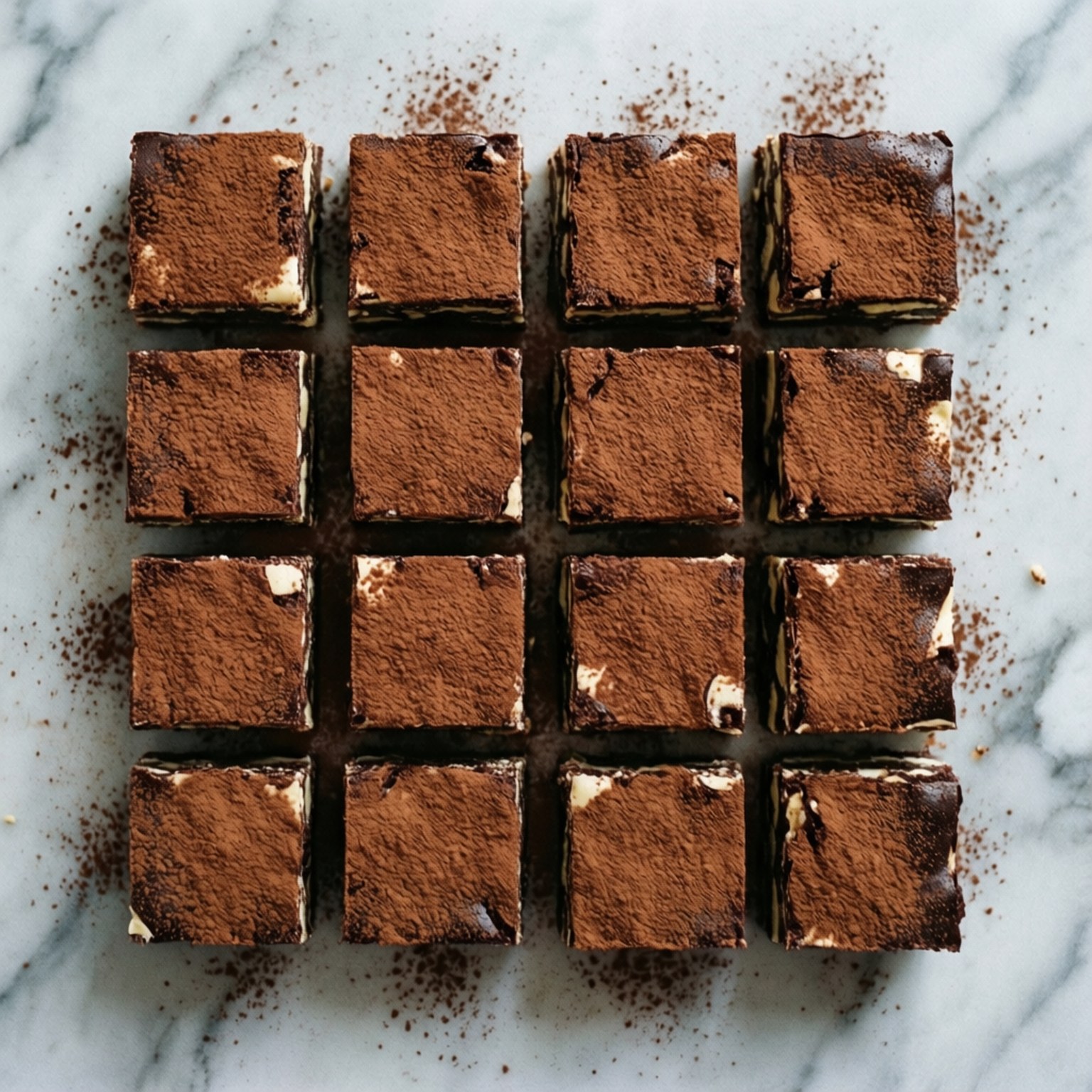 Nanaimo Bar Ruten Flat Lay Bakgrunner