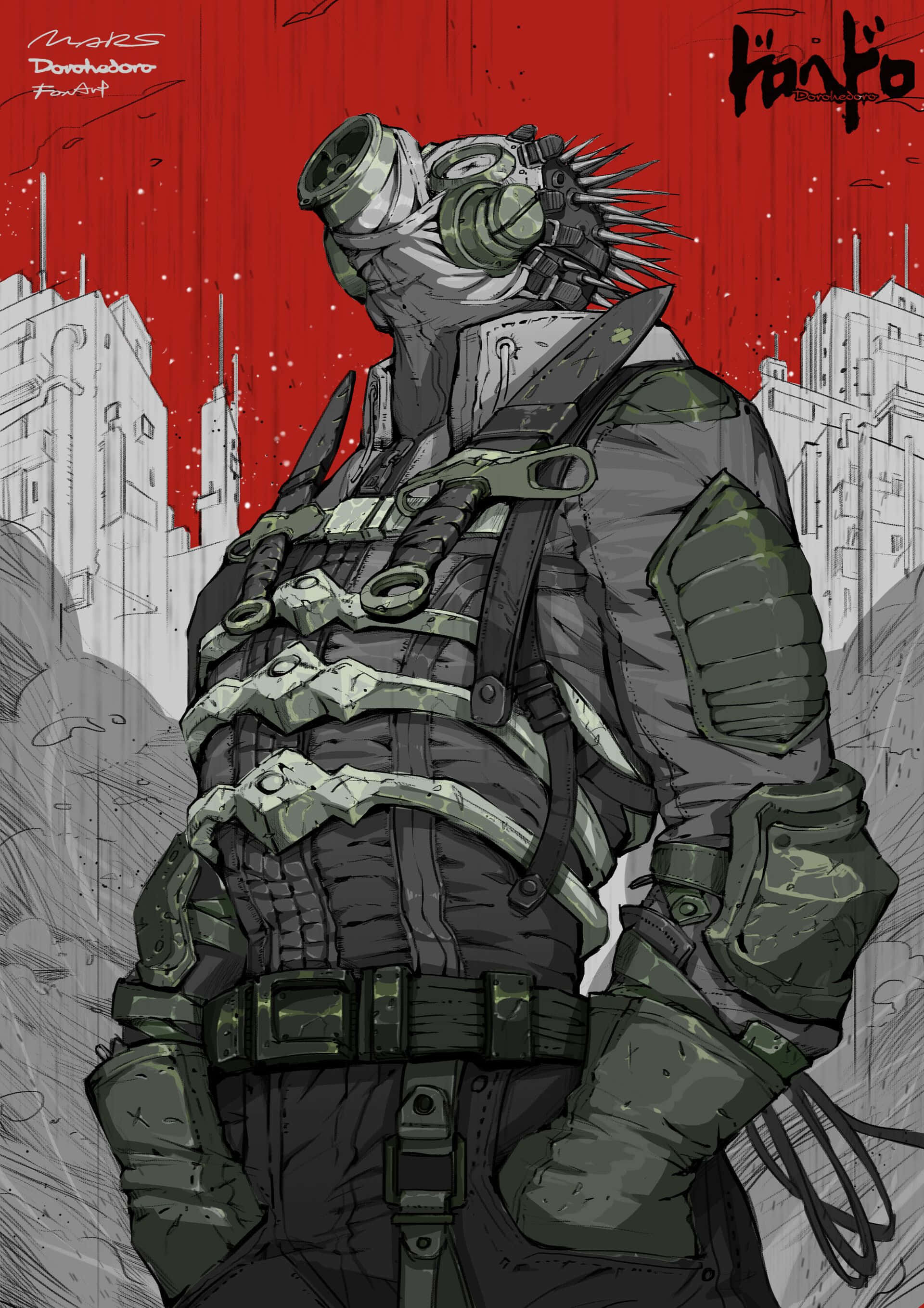 Når nihilisme møter fantasi, bringer Dorohedoro til live en kaotisk, men humoristisk blanding av gåter og handling Bakgrunner