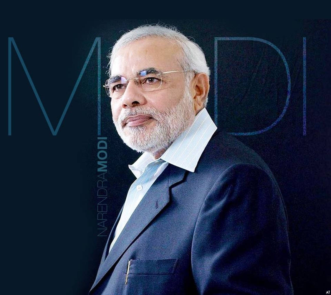 Narendra Modi minimalistisk grafikkunst Bakgrunner