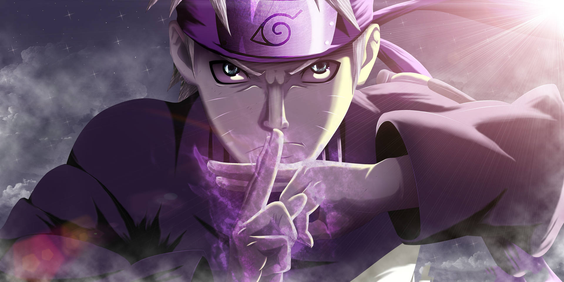 Naruto 4K skyggeklon Jutsu-bakgrunn — Kult naruto GIF Bakgrunner