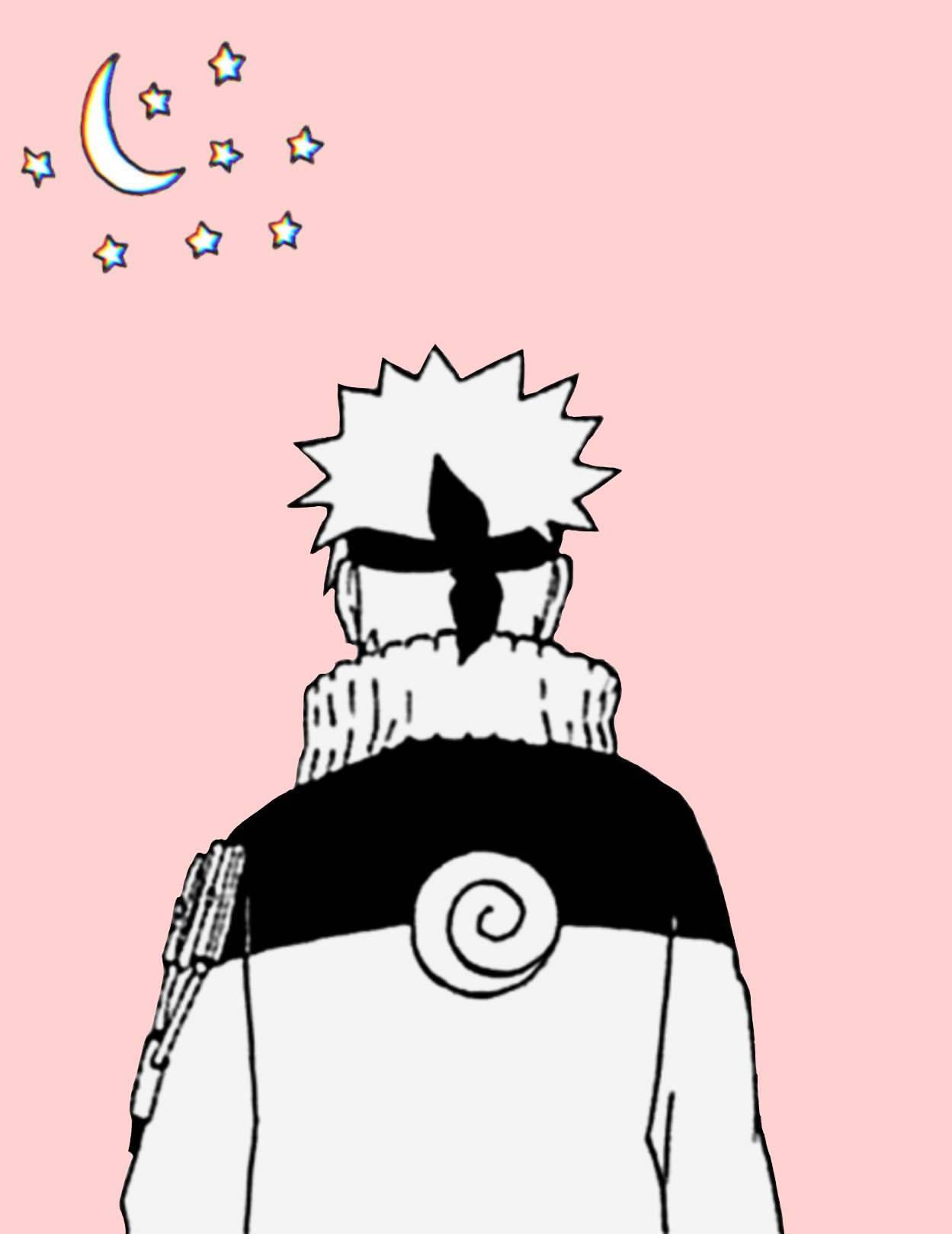 Naruto Aestetisk Pastellrosa Bakgrunner