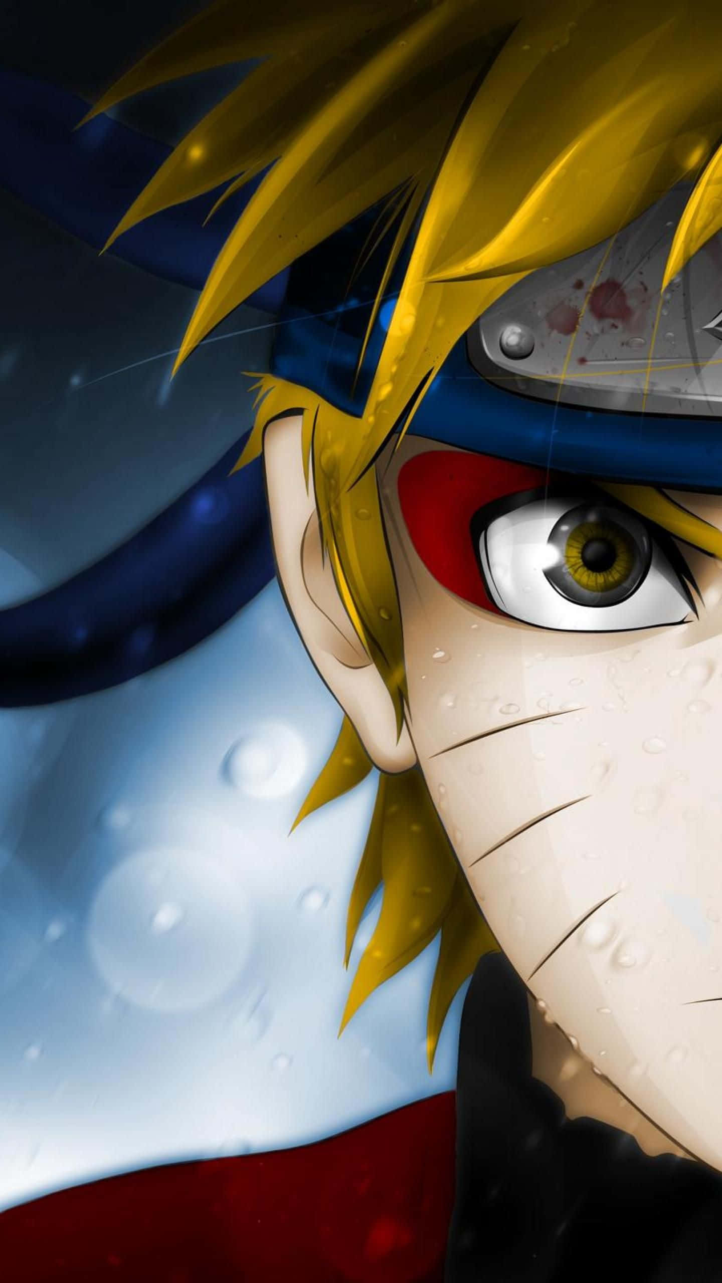 Naruto ansikt Sennin Kyubi-modus Bakgrunner