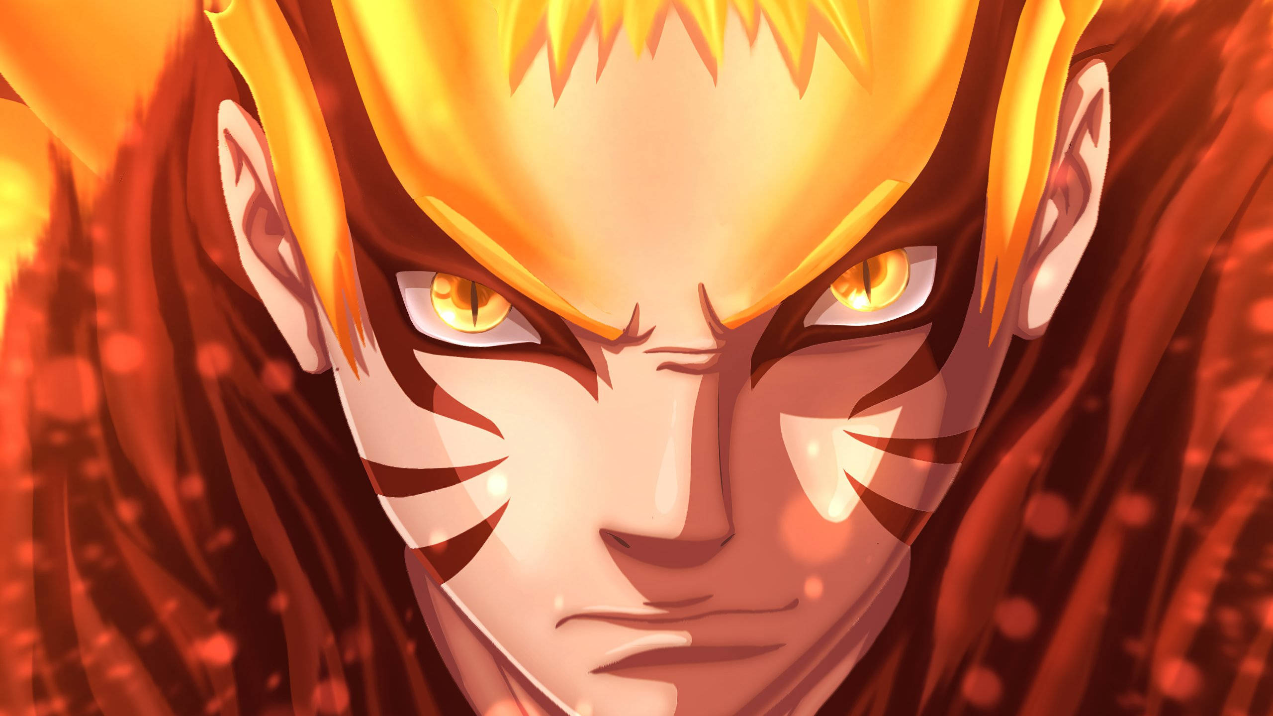 Naruto Baryon-modus flammende øyne Bakgrunner