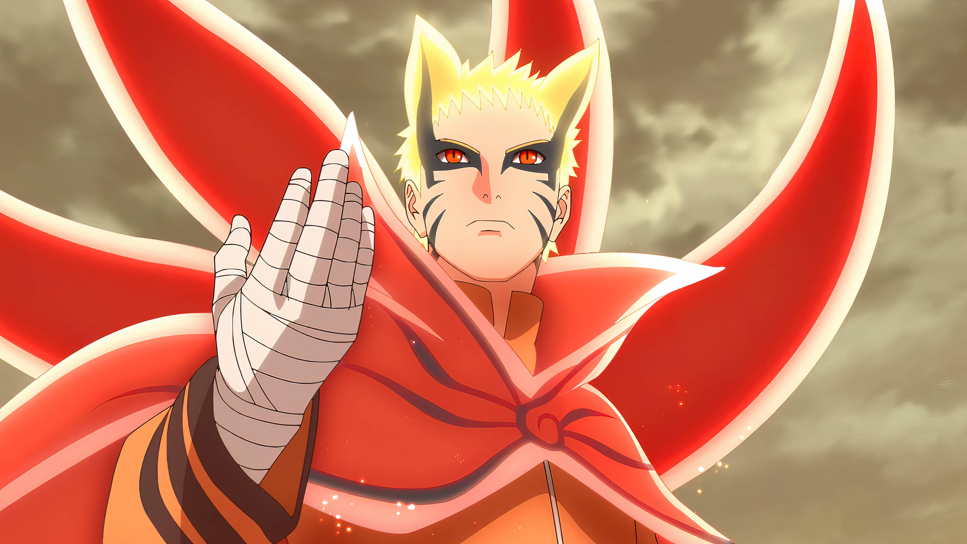 Naruto Baryon Mode kraft Bakgrunner