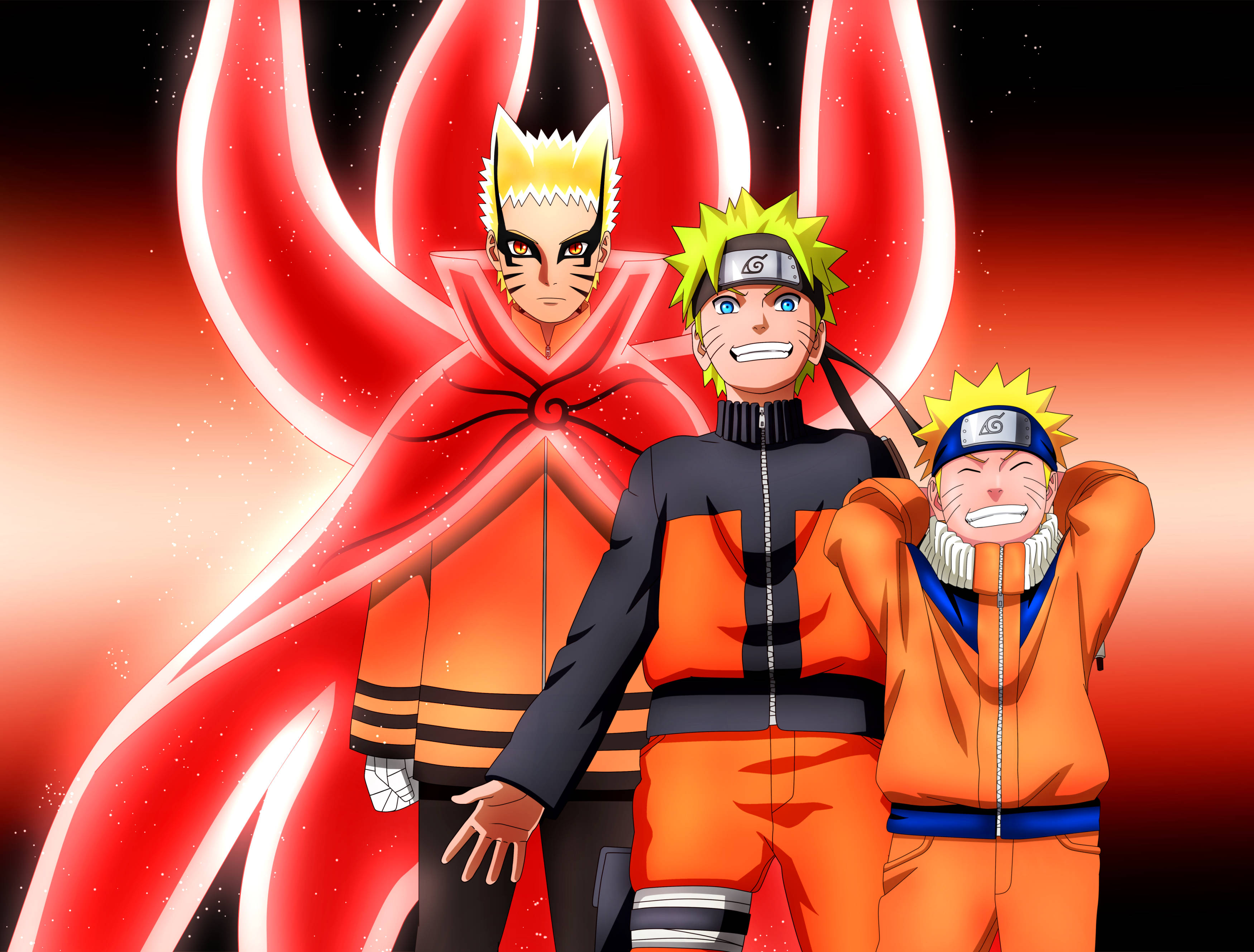 Naruto Baryon-modus transformasjon Bakgrunner