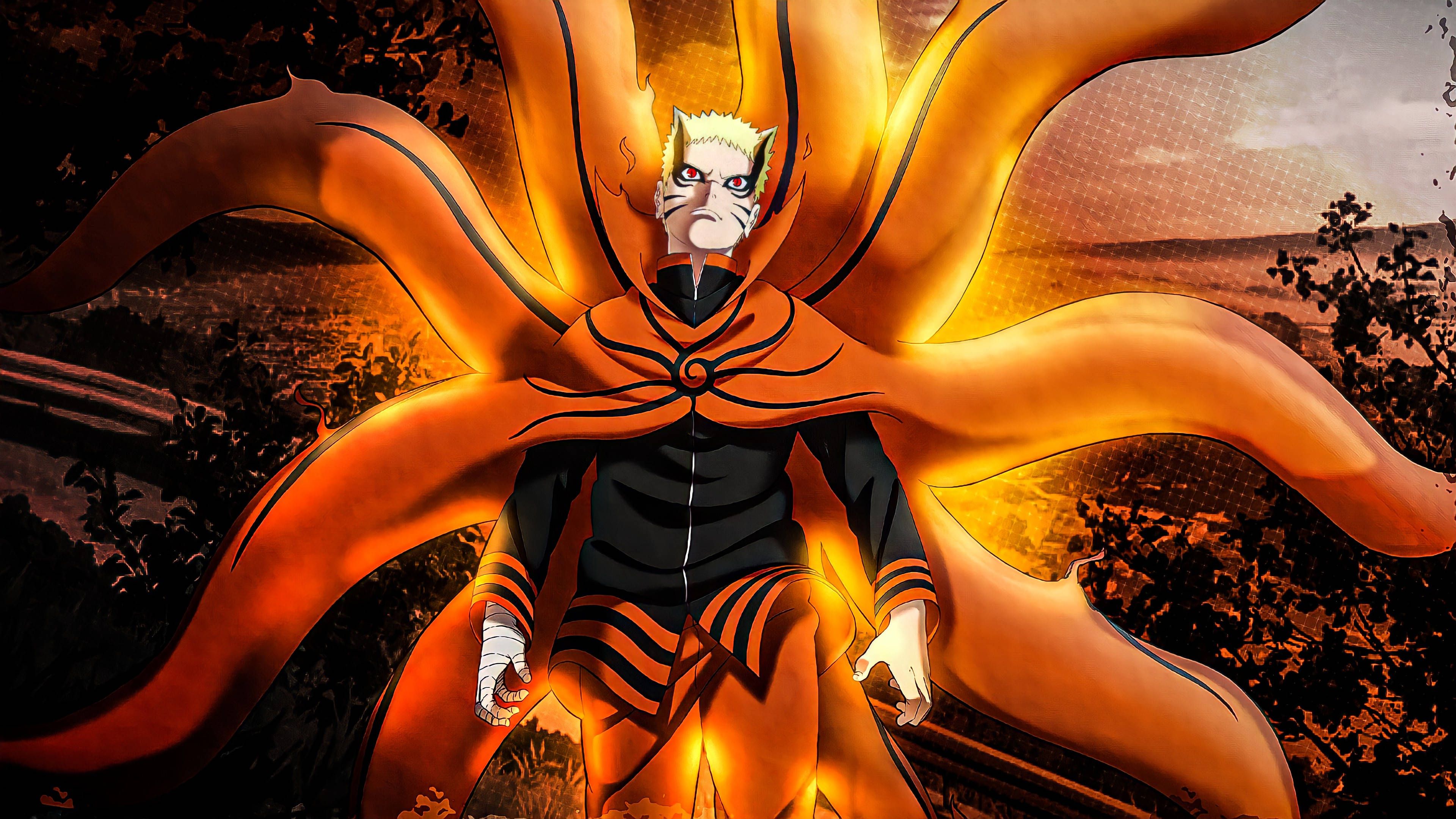 Naruto Baryon Mode-energi Bakgrunner