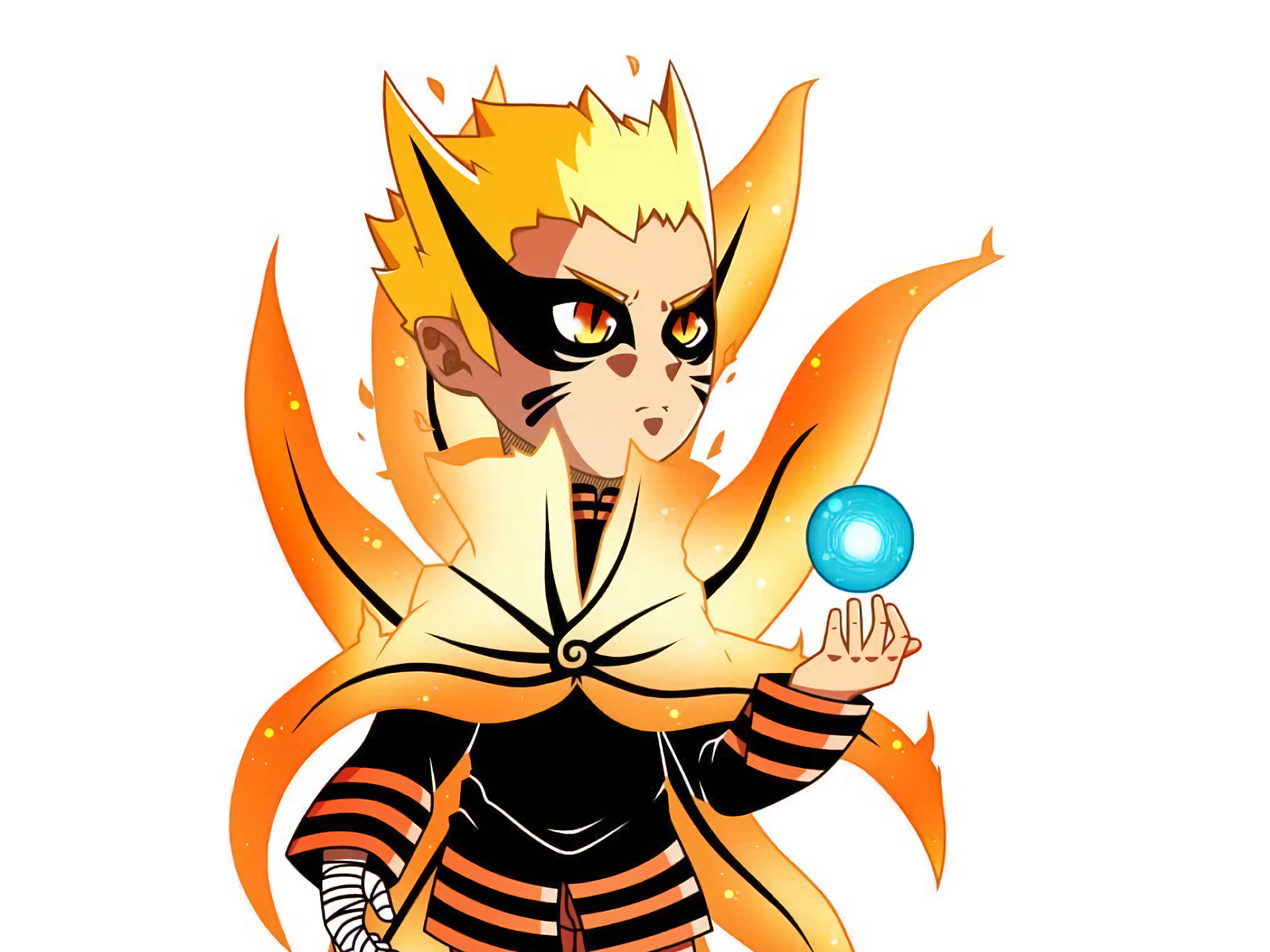 Naruto Baryon-modus Chibi Bakgrunner