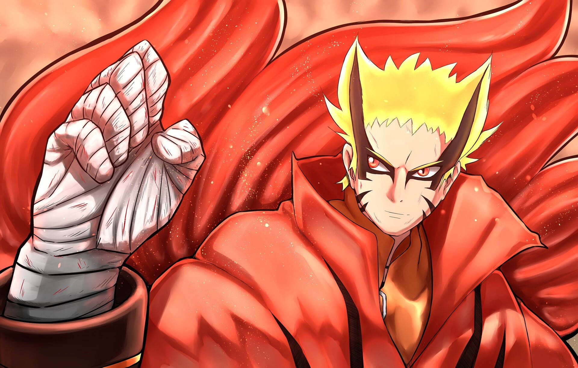 Naruto Baryon-modus kamp Bakgrunner