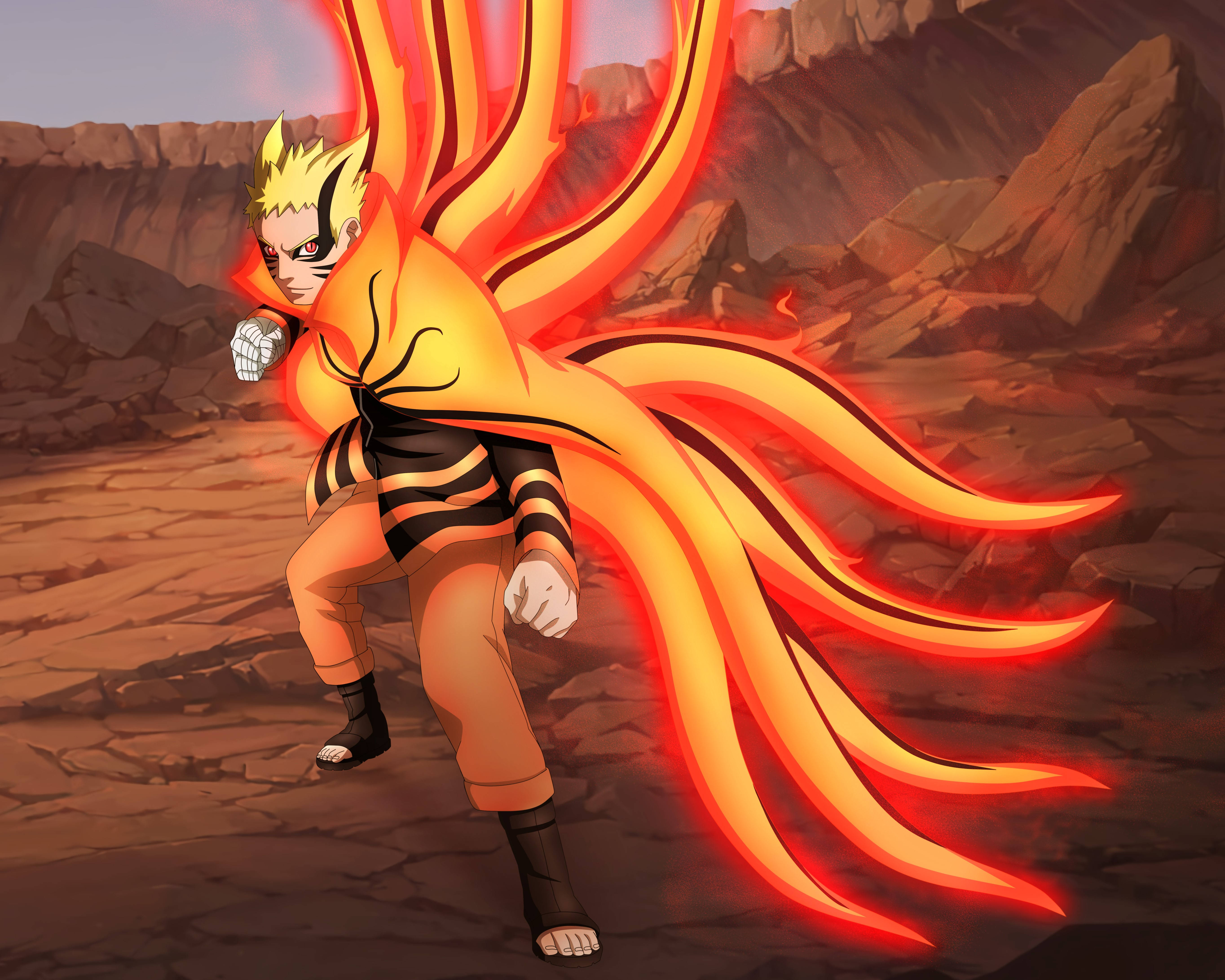 Naruto Baryon-modus på slagmarken Bakgrunner