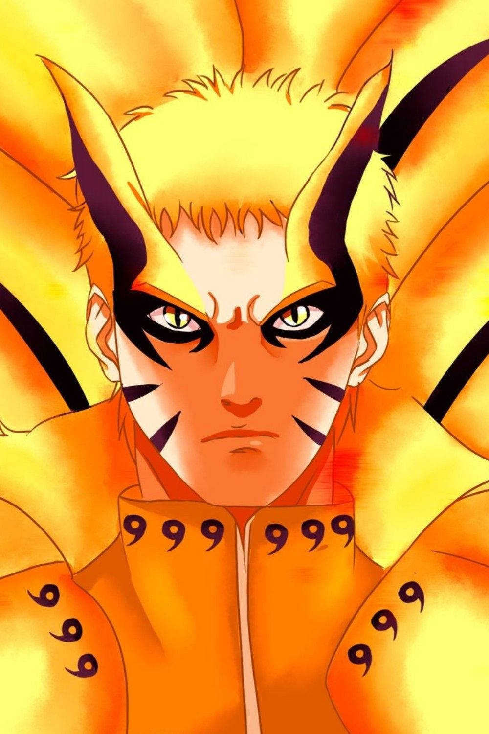 Naruto Baryon-modus Voldsom Bakgrunner
