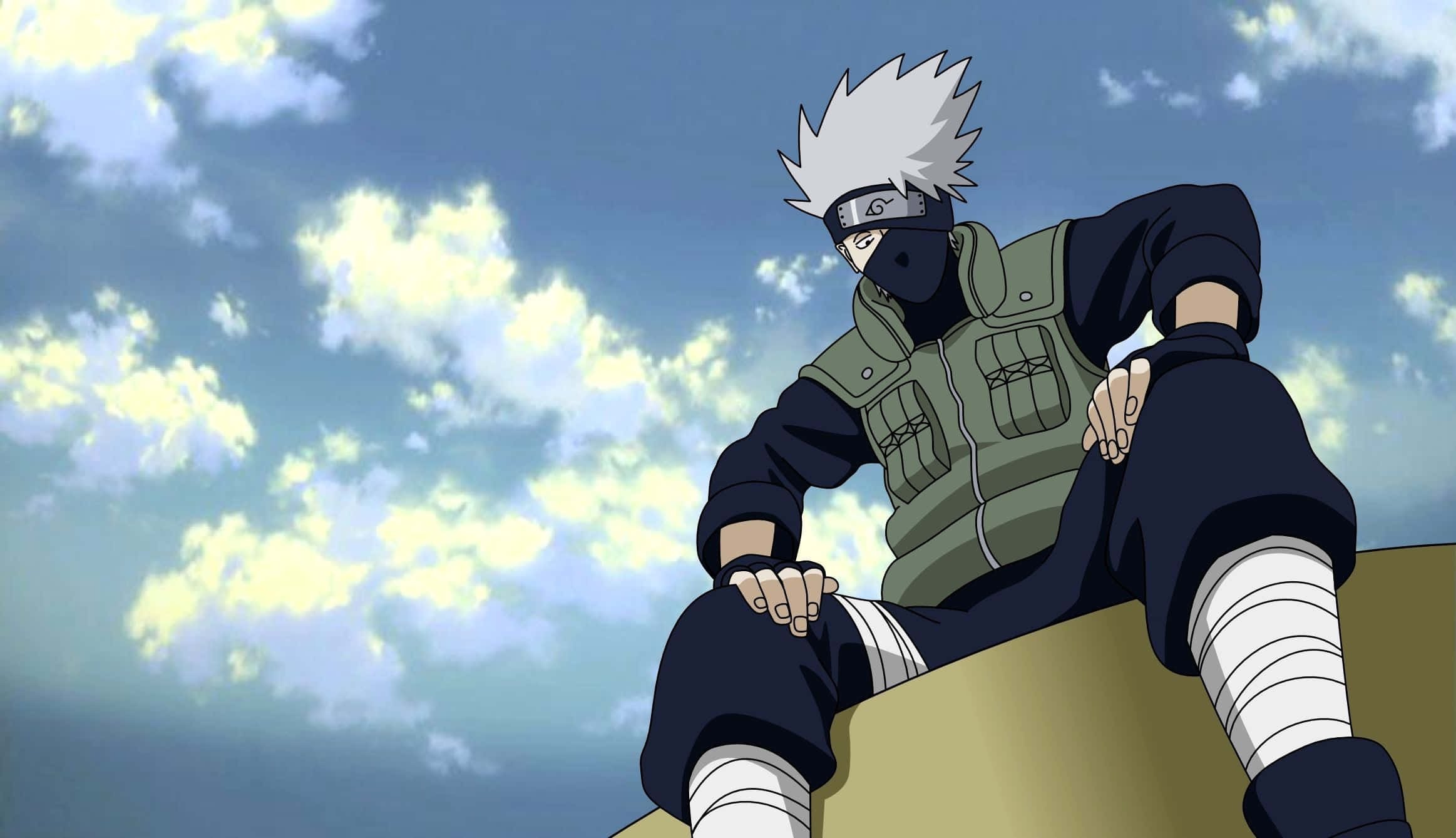 Naruto Kakashi Estetisk Datamaskin Bakgrunner
