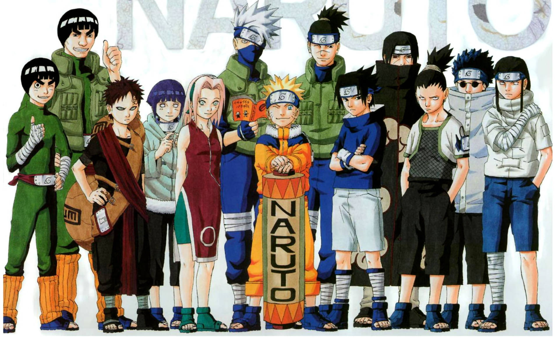 Naruto-karakterer Lærere og Elever Bakgrunner