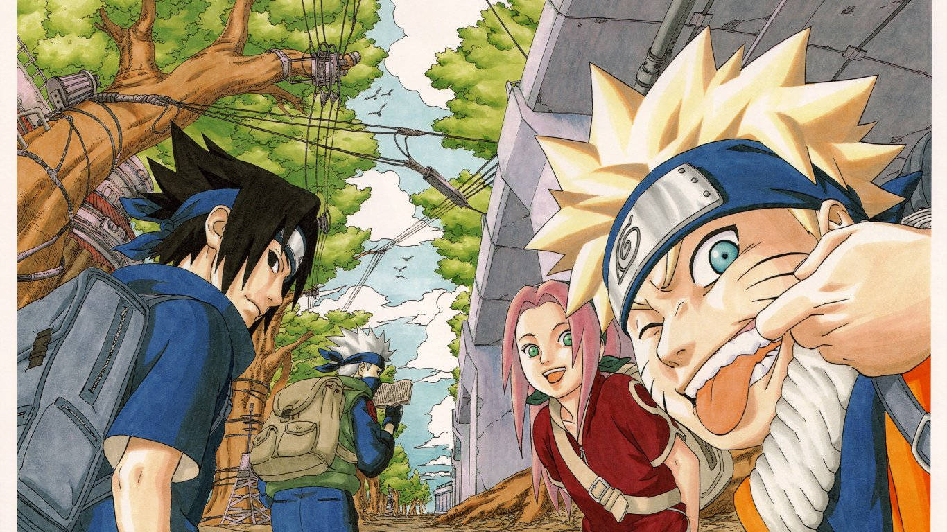 Naruto-karakterer Team 7 Bakgrunner
