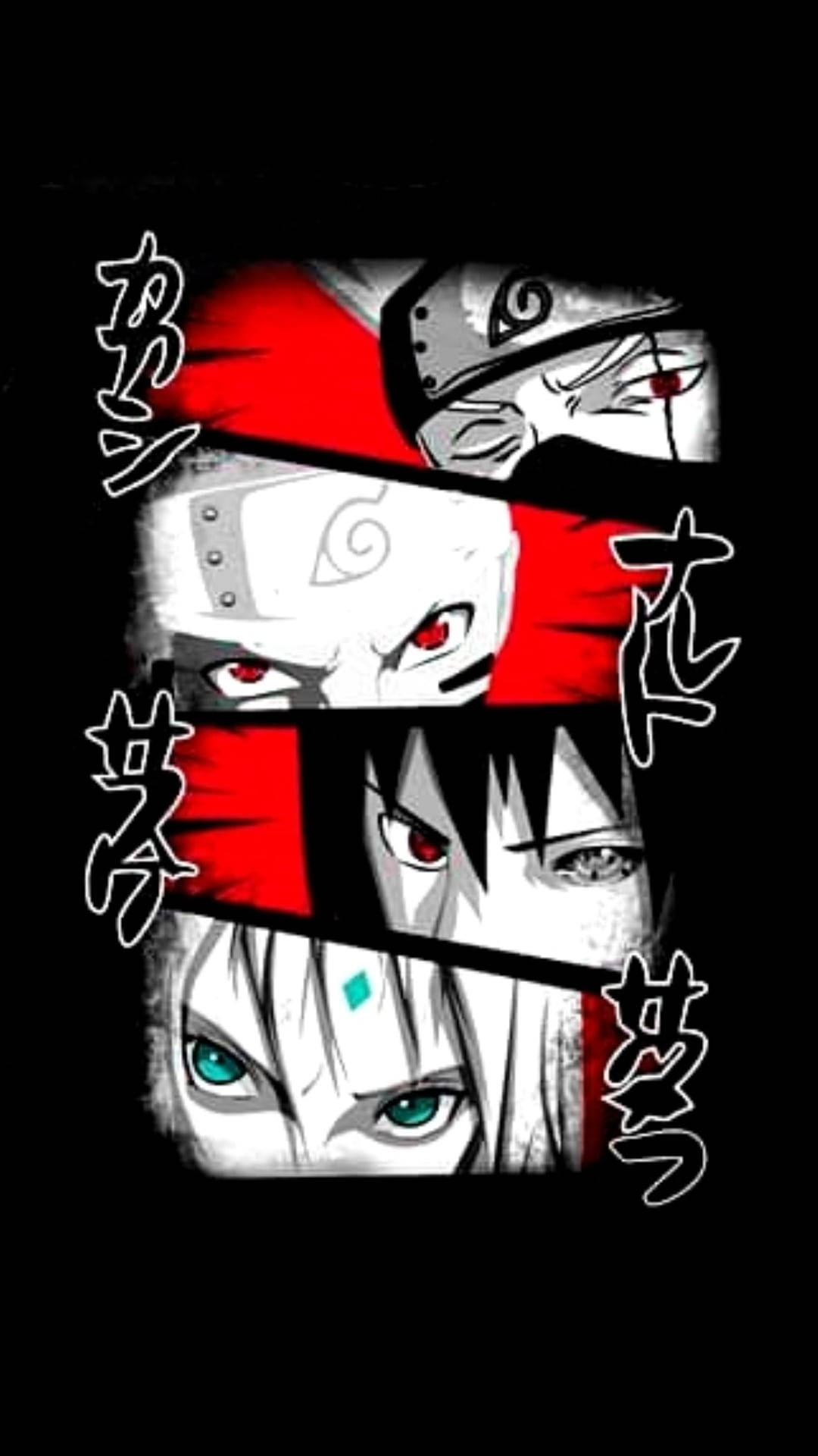 Naruto Lag 7 Øyne iPhone Bakgrunner
