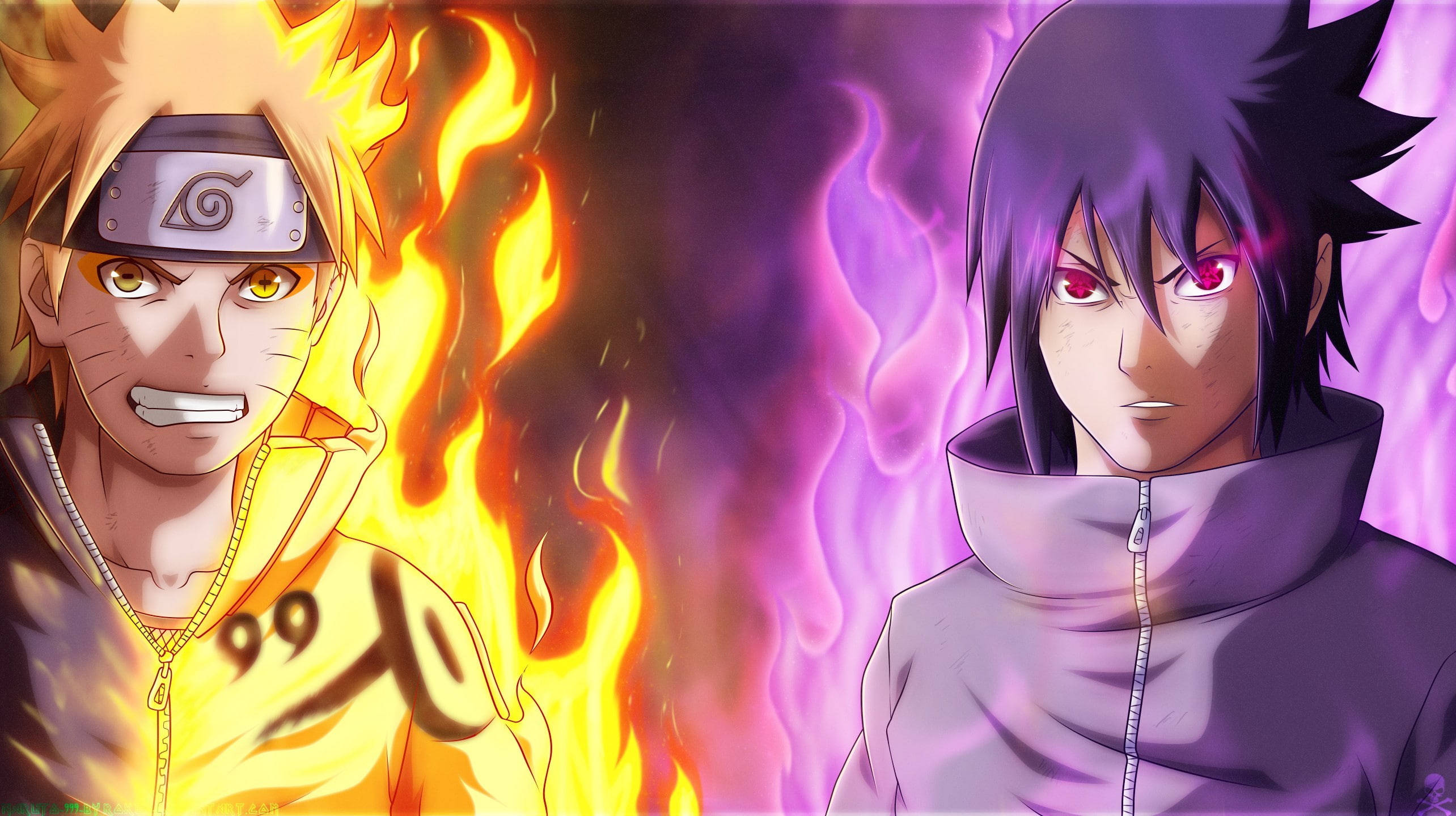 Naruto Levende Sasuke Chakra Bakgrunner