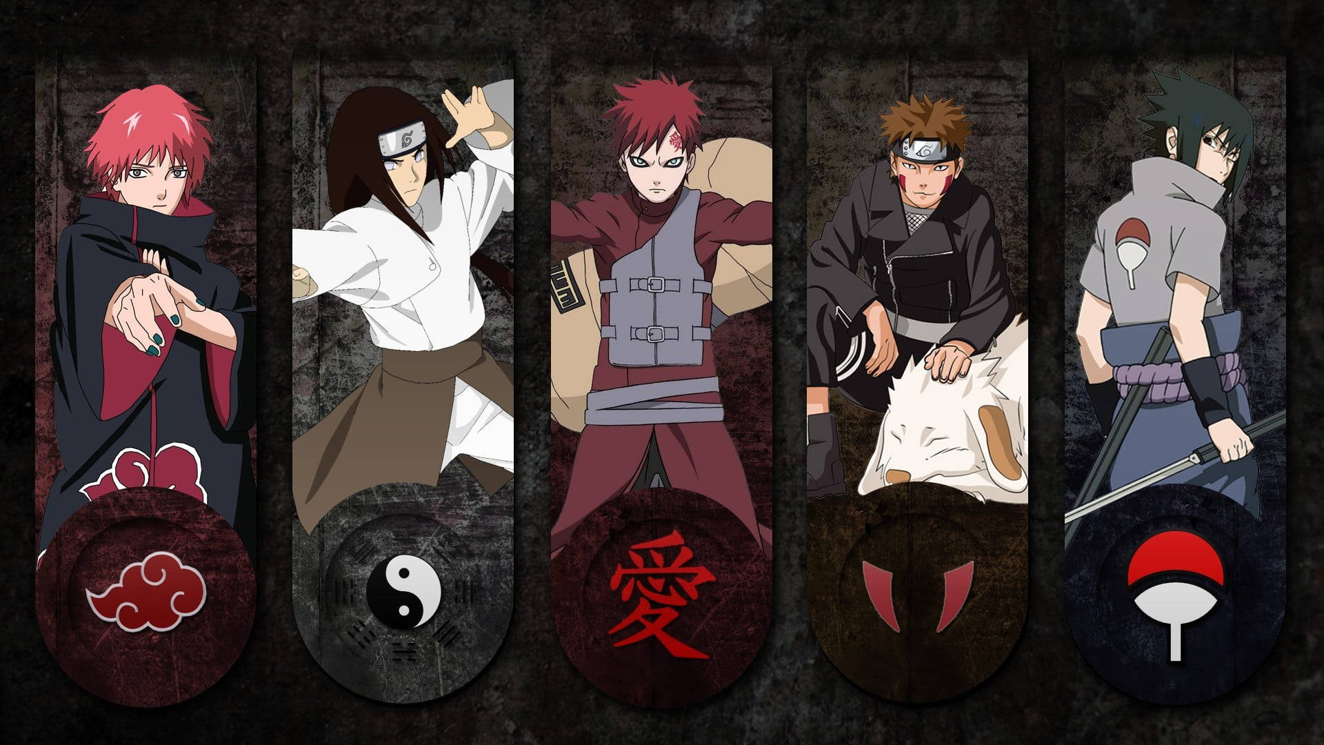 Naruto Live Character Paneler Bakgrunner