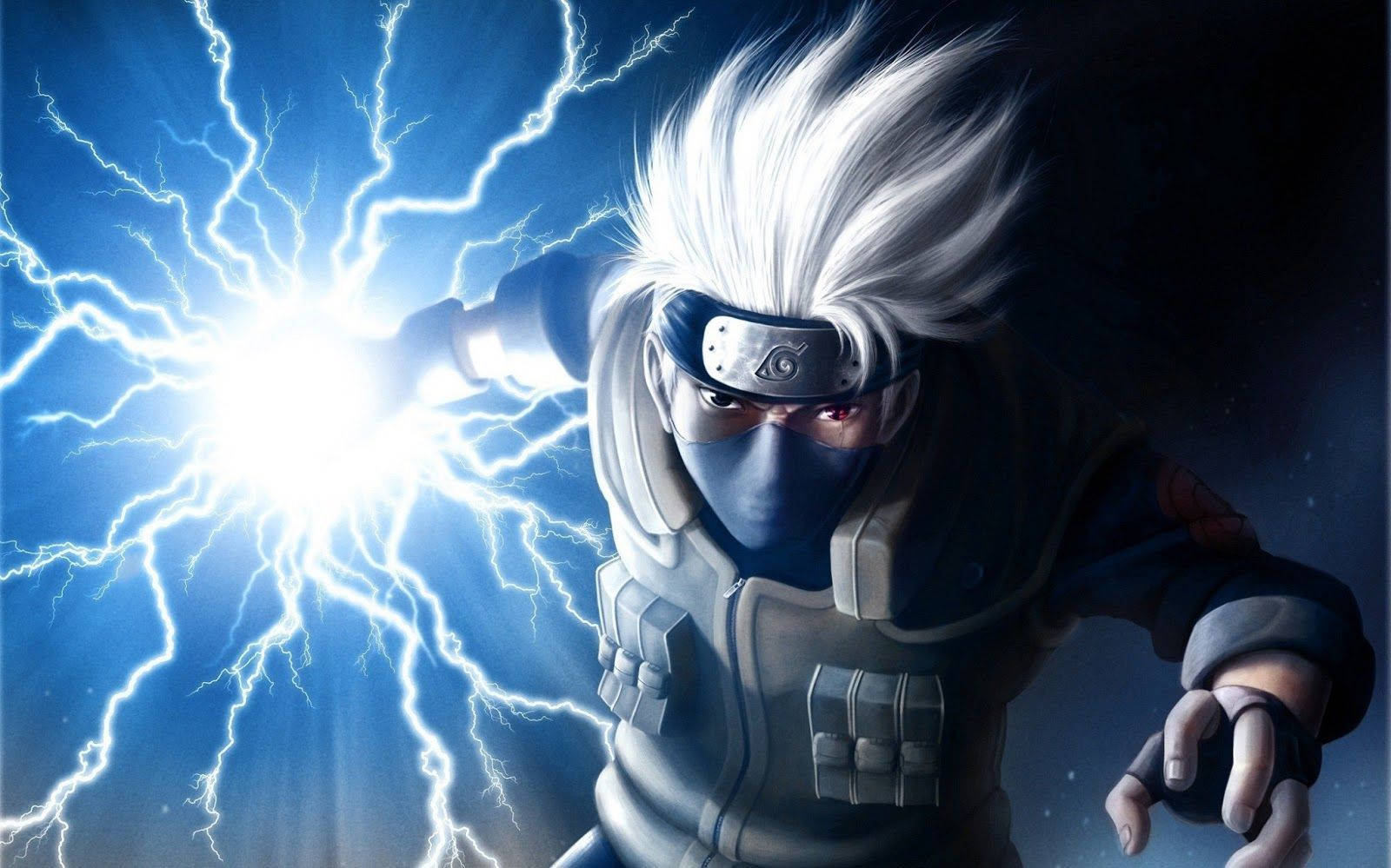 Naruto Live Kakashi Lynblinkende Hender Bakgrunner