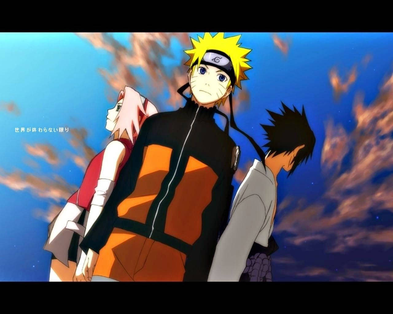 Naruto Live Team 7 Himmelestetikk Bakgrunner