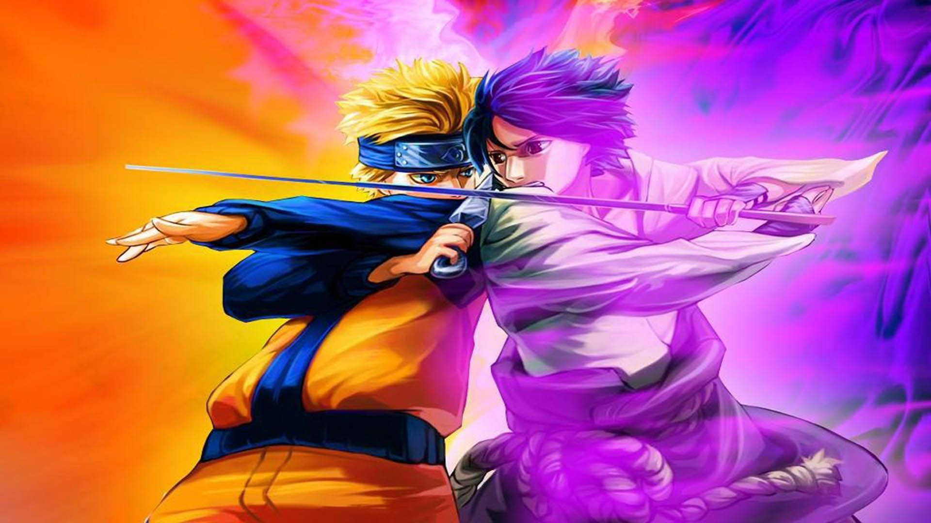 Naruto og den fredløse ninjaen Sasuke Bakgrunner