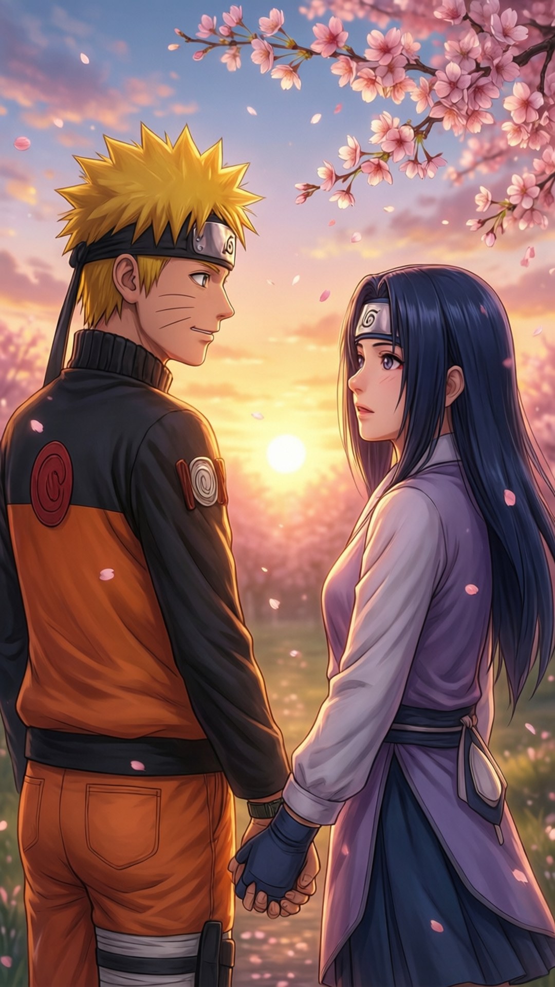 Naruto og Hinata Bakgrunner