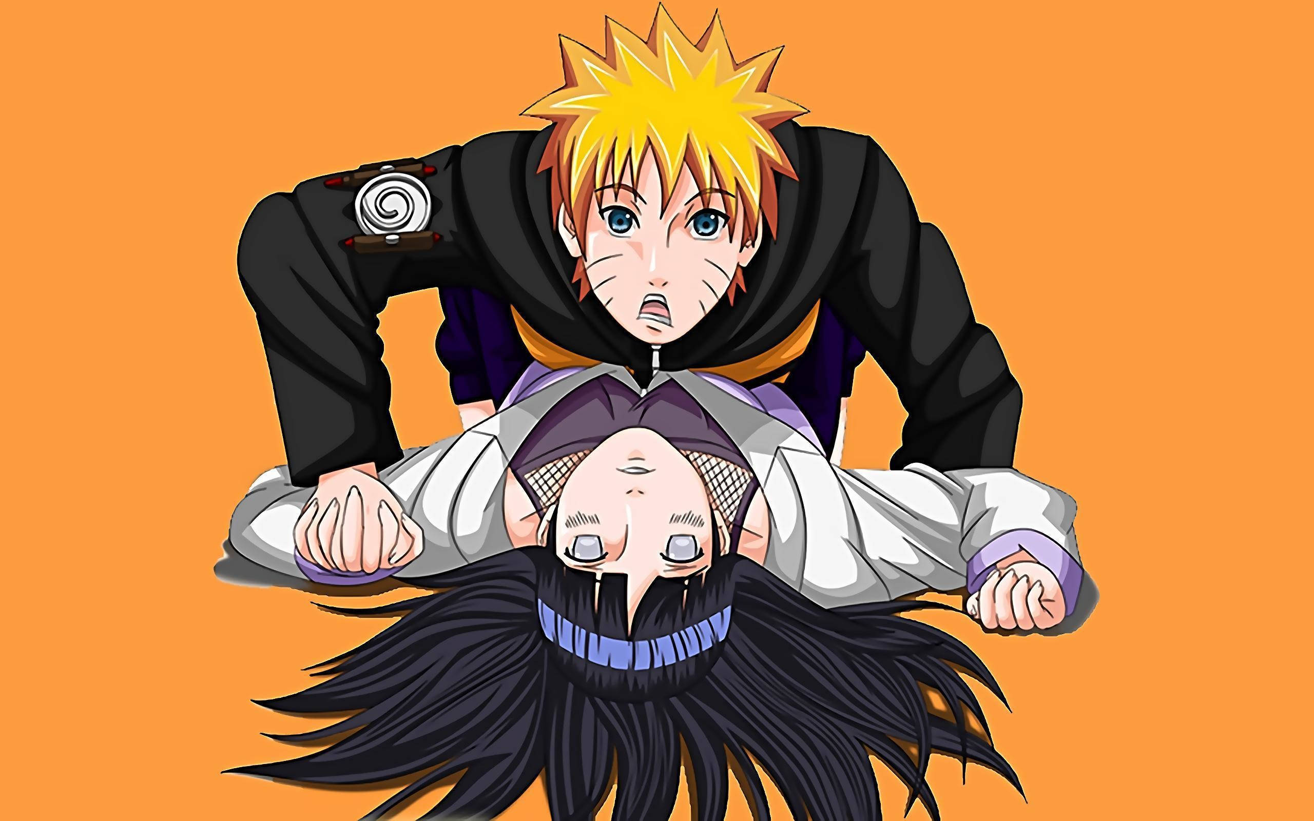 Naruto og Hinata anime-kunst Bakgrunner