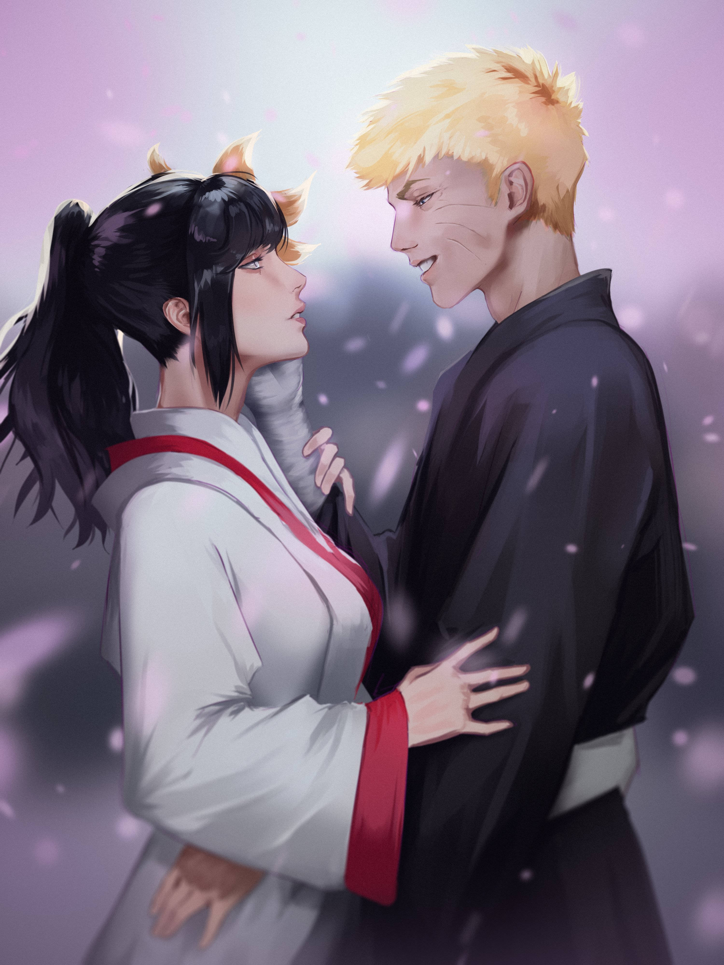 Naruto og Hinata kjærlighetsfanart Bakgrunner