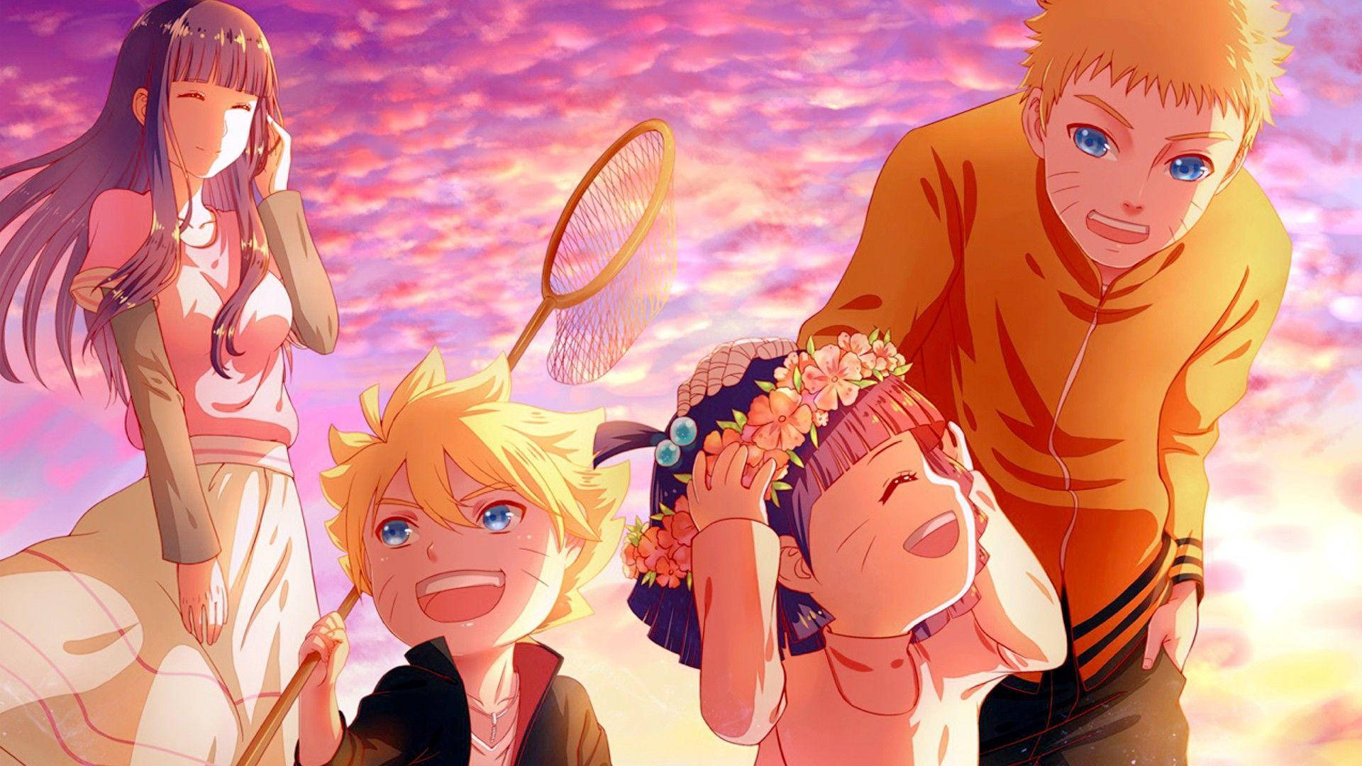 Naruto og Hinata - Urokkelig Bånd Bakgrunner