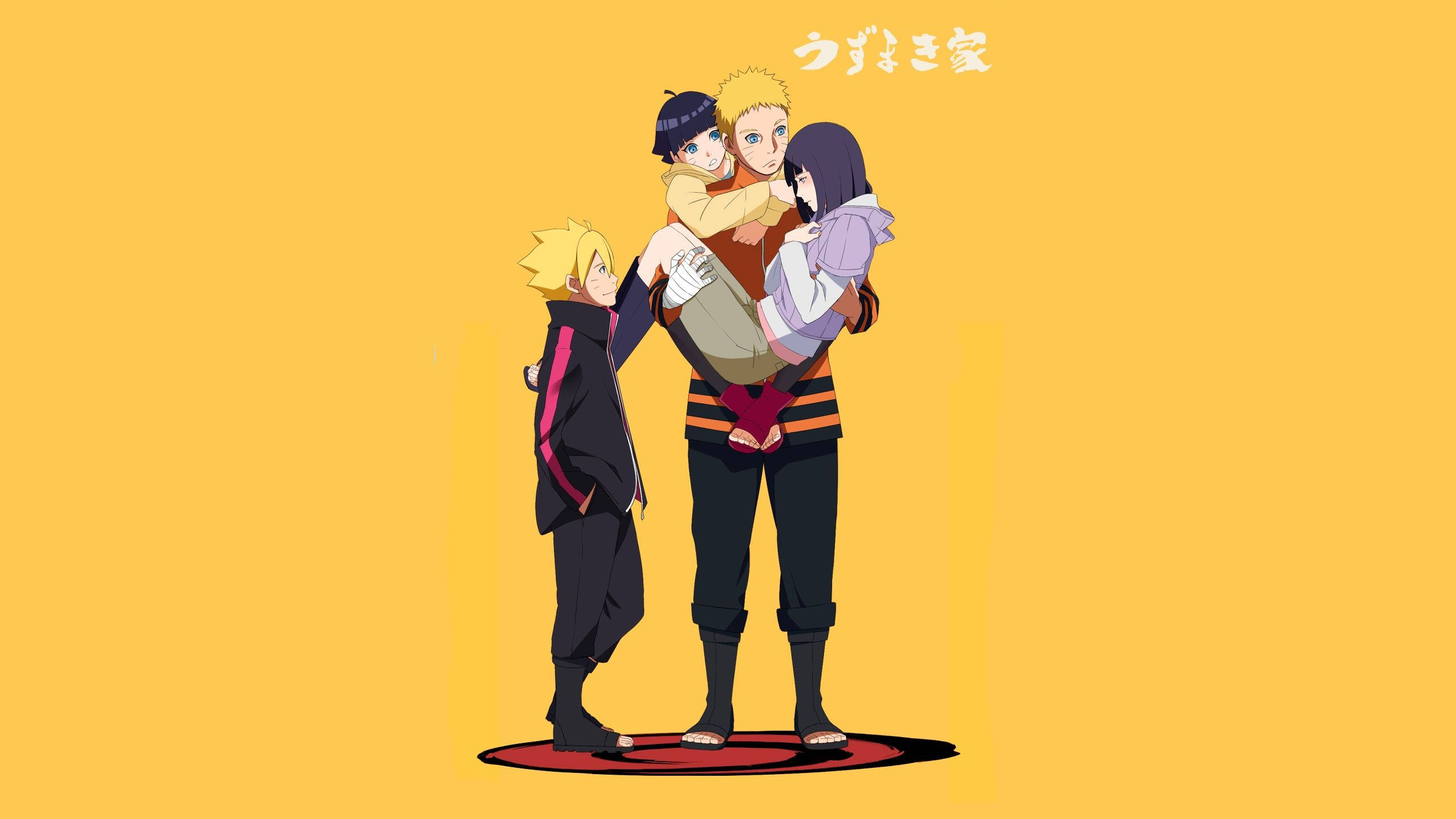 Naruto og Hinates kjærlige familie Bakgrunner