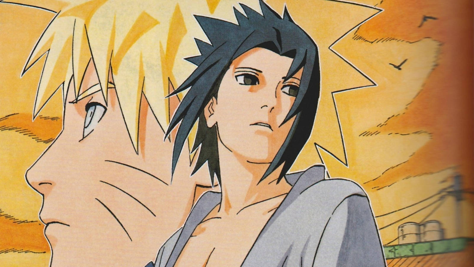 Naruto og Sasuke tegning Bakgrunner